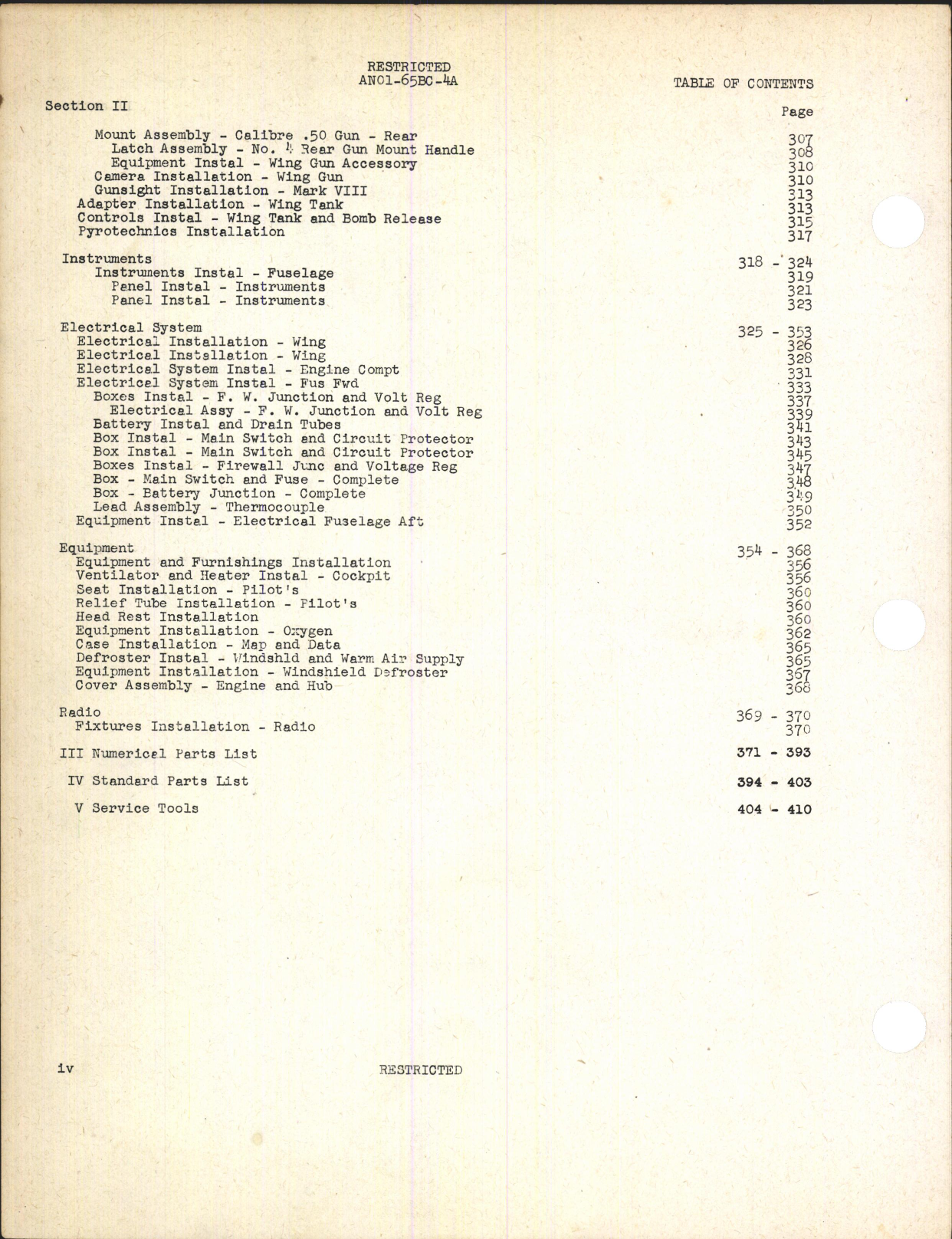 Sample page 6 from AirCorps Library document: Parts Catalog for P-47D-25 Through P-47D-40