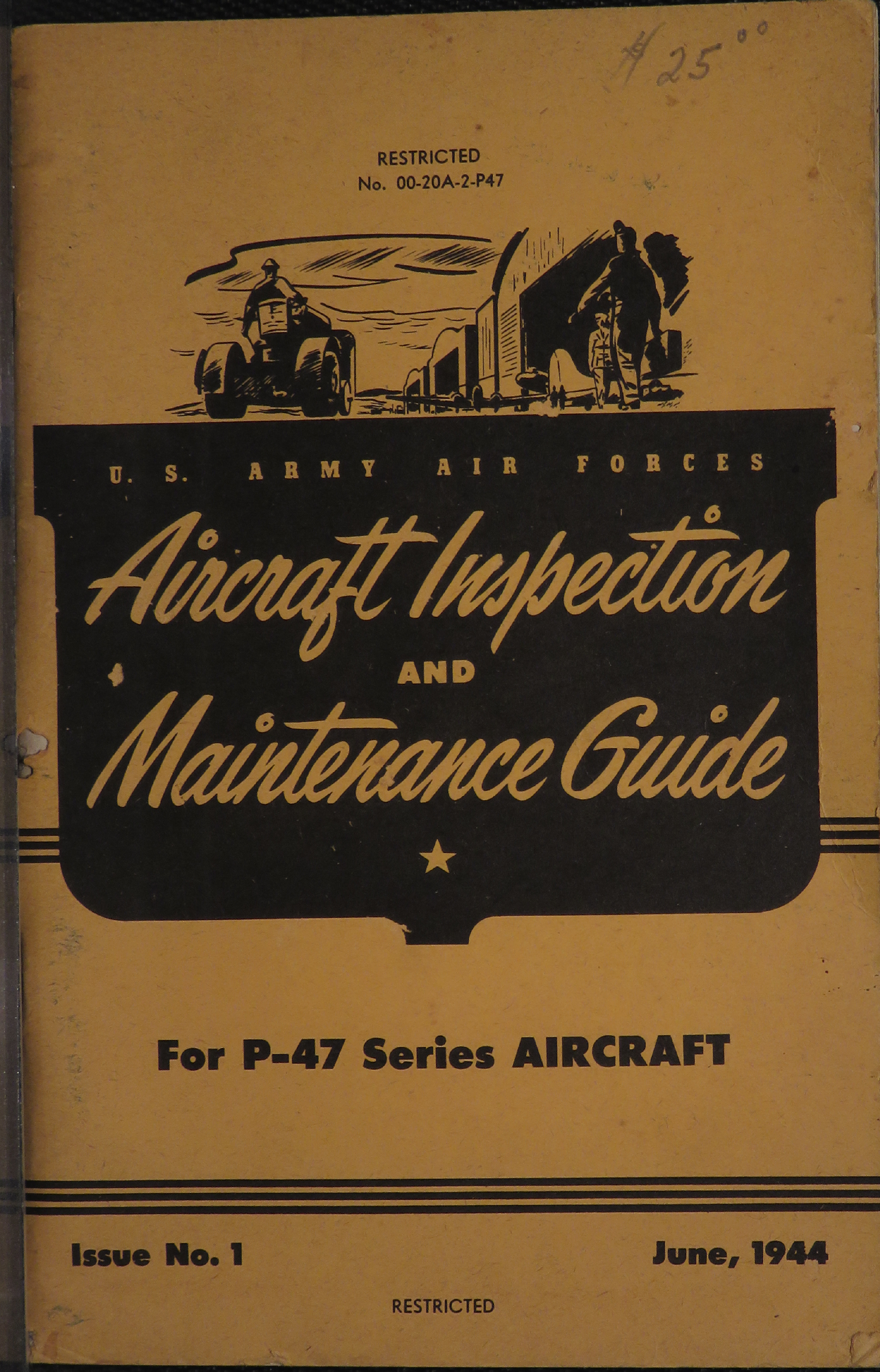 Sample page 1 from AirCorps Library document: Aircraft Inspection and Maintenance Guide for P-47 Series Aircraft