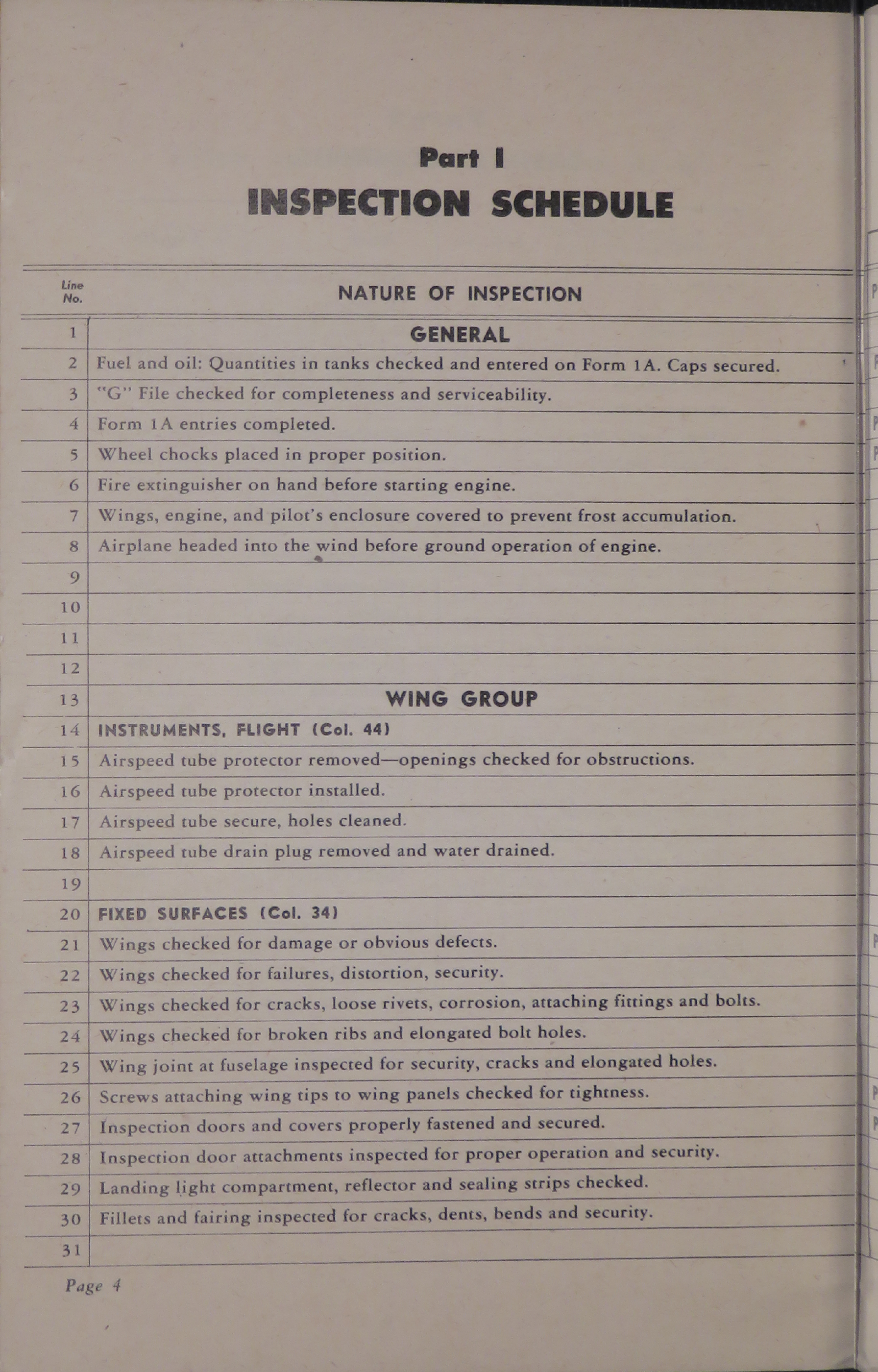 Sample page 6 from AirCorps Library document: Aircraft Inspection and Maintenance Guide for P-47 Series Aircraft