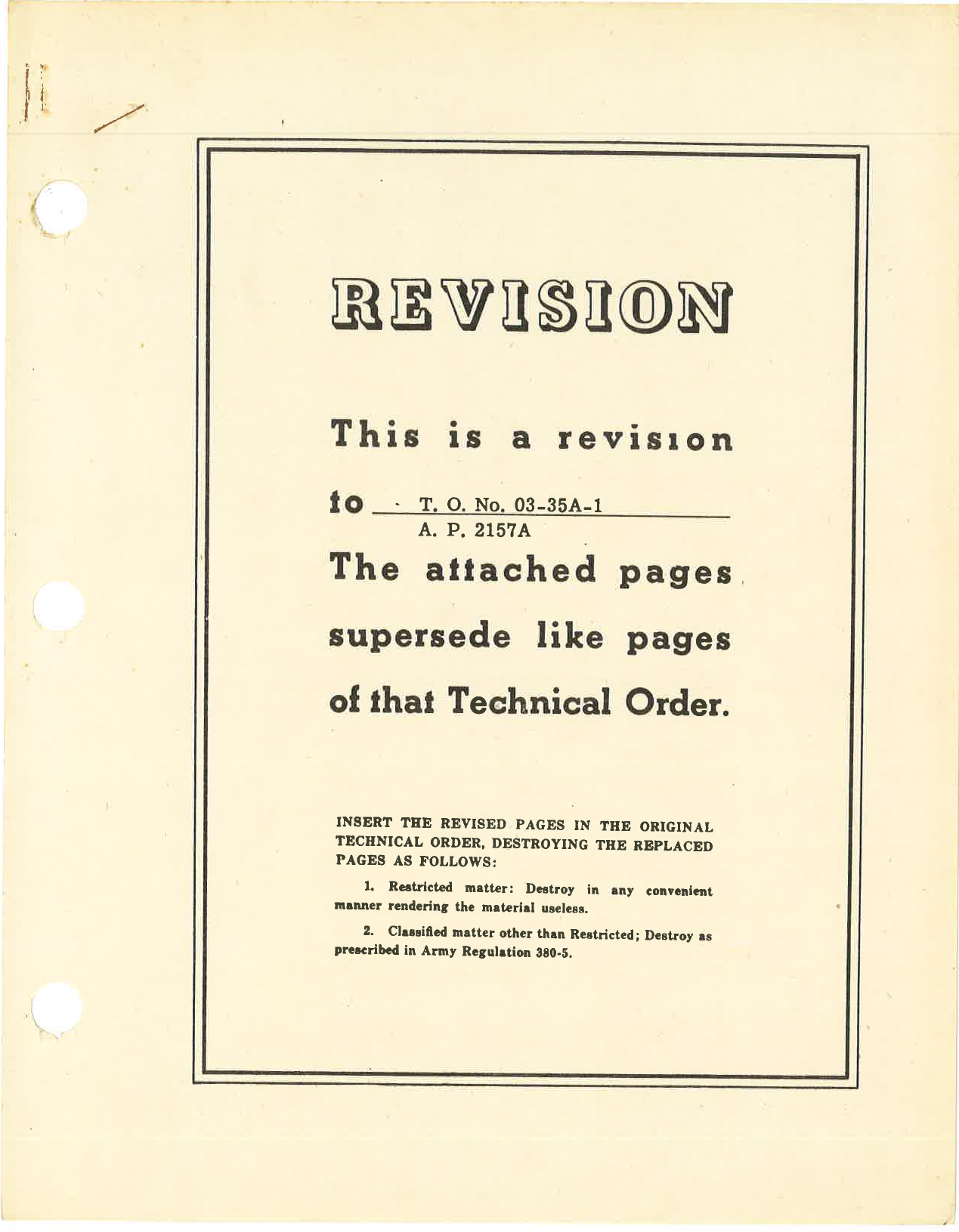 Sample page 1 from AirCorps Library document: Handbook of Instructions for Propeller Anti-Icer Pump, M3382 with Control Rheostat M3383