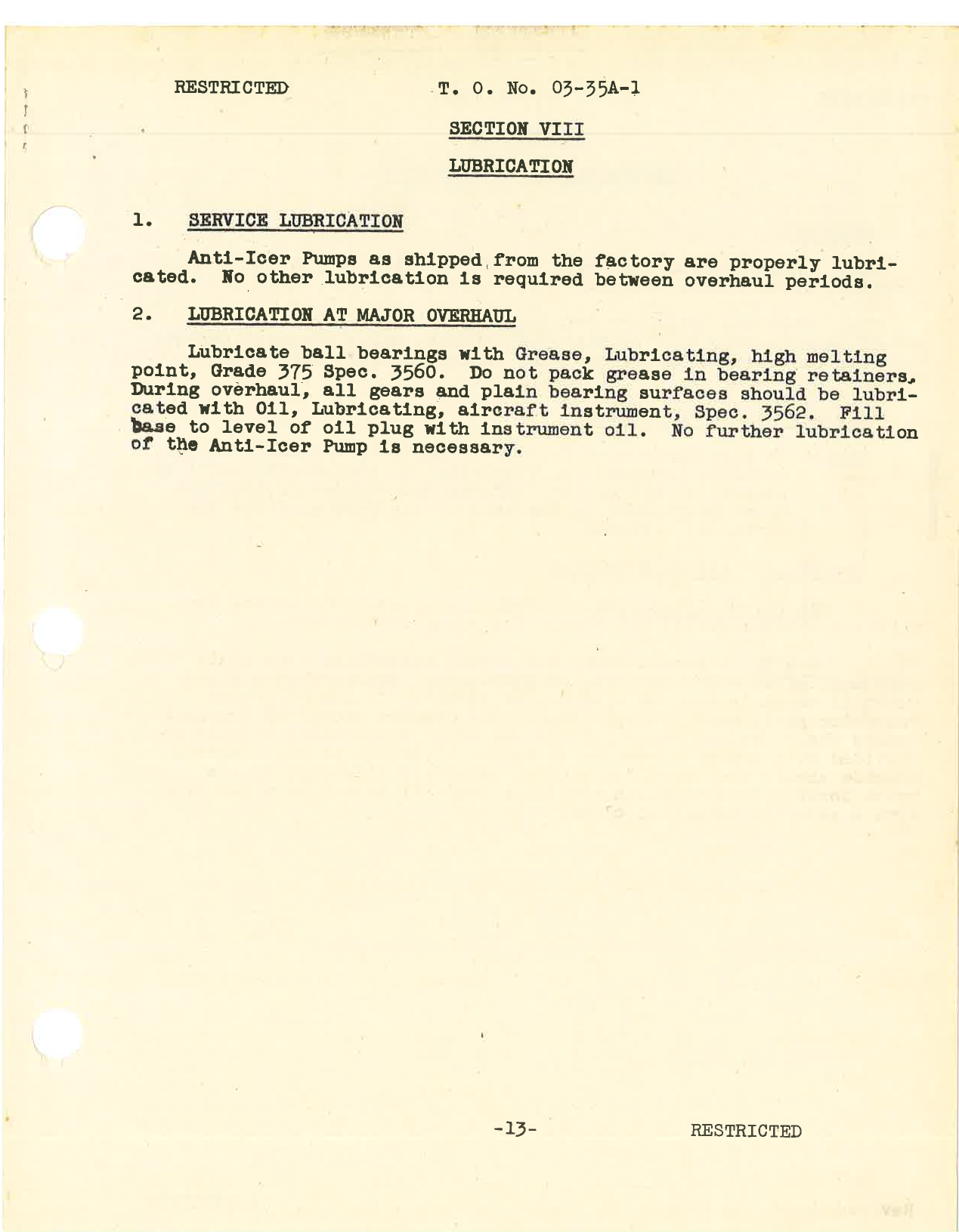 Sample page 7 from AirCorps Library document: Handbook of Instructions for Propeller Anti-Icer Pump, M3382 with Control Rheostat M3383