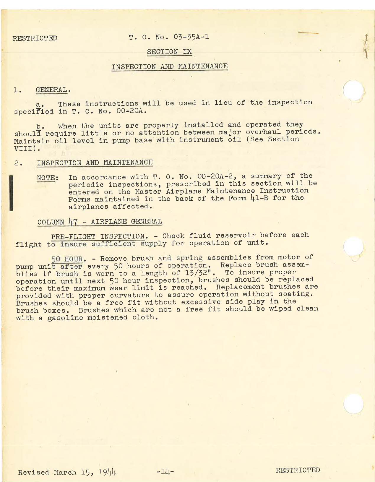 Sample page 8 from AirCorps Library document: Handbook of Instructions for Propeller Anti-Icer Pump, M3382 with Control Rheostat M3383