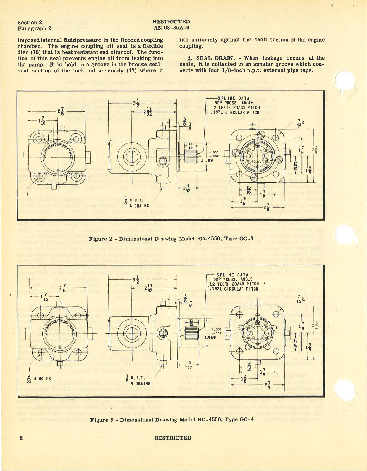 Sample page 8 from AirCorps Library document: Service Instructions with Parts Catalog for Ethylene Glycol Circulating Pump