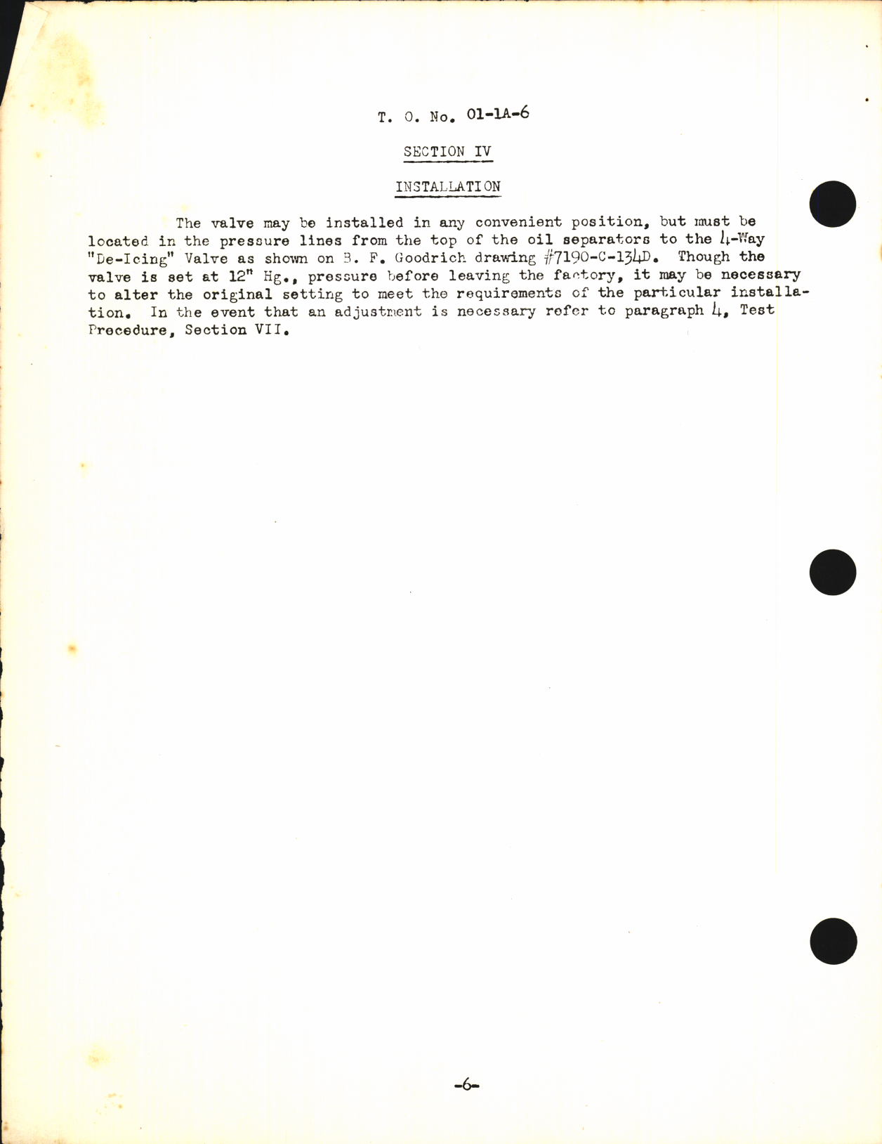 Sample page 8 from AirCorps Library document: Preliminary Handbook of Instructions with Parts Catalog for Pressure Relief Valve Model 3355X