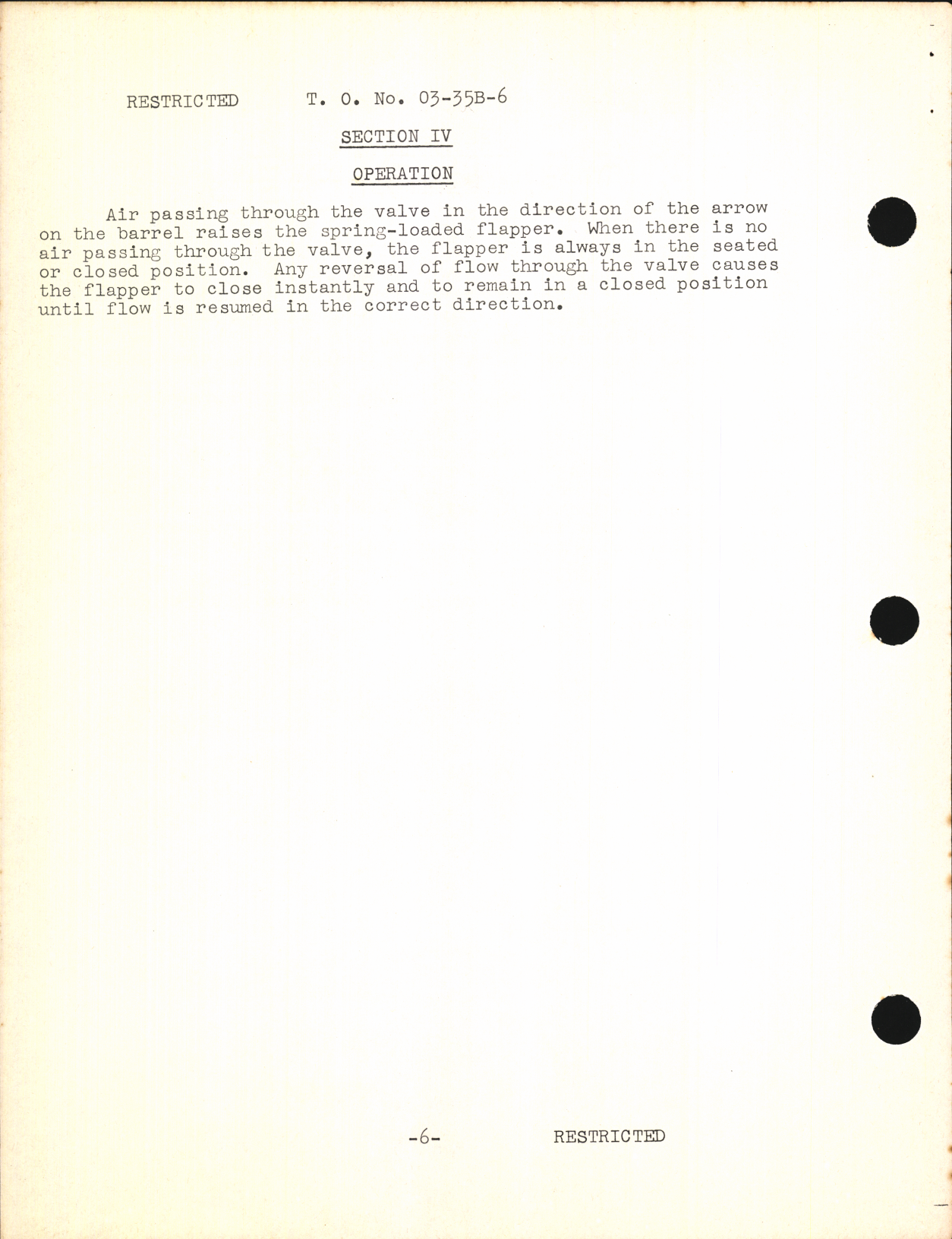 Sample page 8 from AirCorps Library document: Handbook of Instructions with Parts Catalog for Valve Assembly-Check For Vacuum Systems