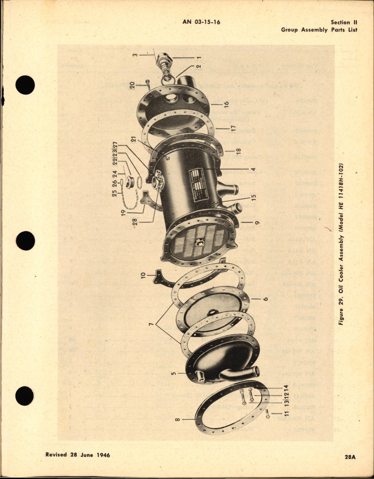 Sample page 5 from AirCorps Library document: Parts Catalog for Oil Coolers and Control Valves