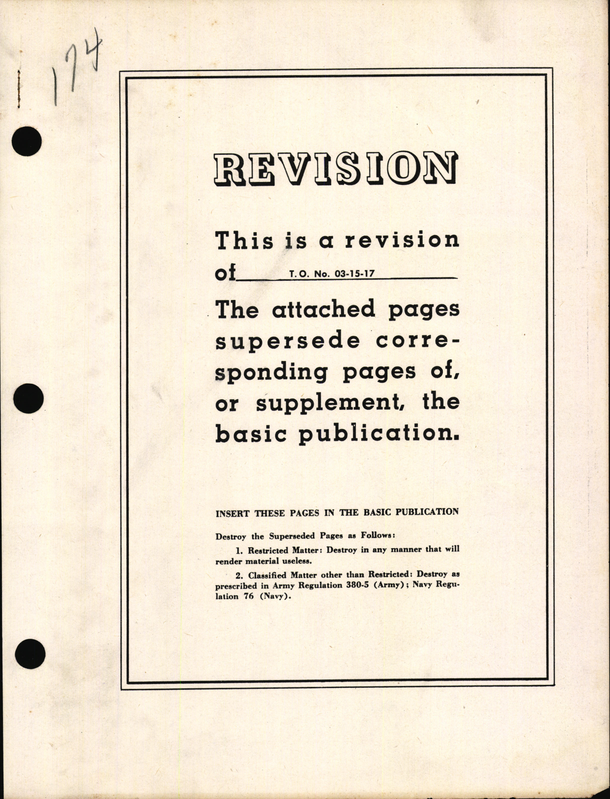 Sample page 1 from AirCorps Library document: Handbook of Instructions with Parts Catalog for Oil Temperature Regulators