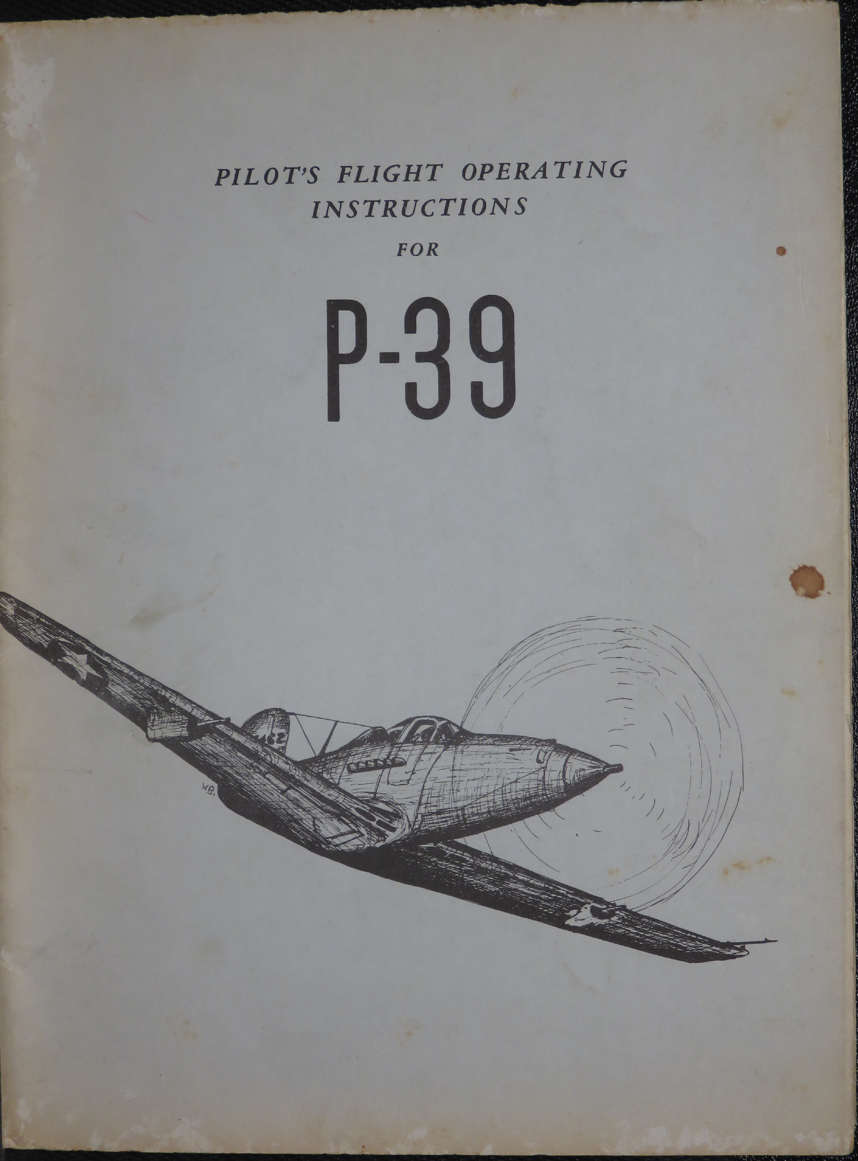 Sample page 1 from AirCorps Library document: Pilot's Flight Operating Instructions for P-39