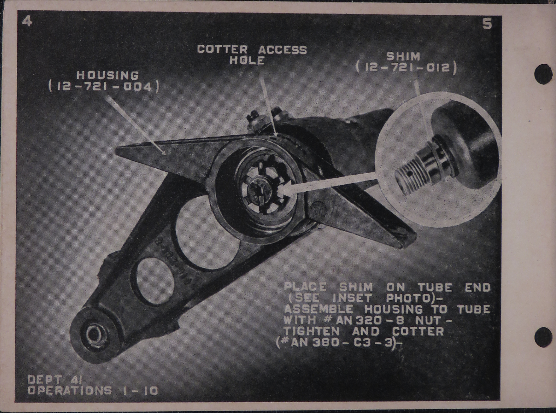 Sample page 6 from AirCorps Library document: Assembly of Stick and Yoke on Airacobra Airplanes