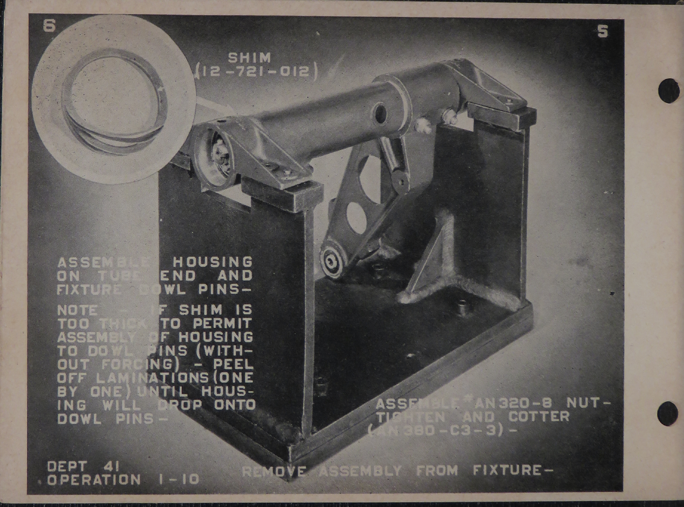 Sample page 8 from AirCorps Library document: Assembly of Stick and Yoke on Airacobra Airplanes