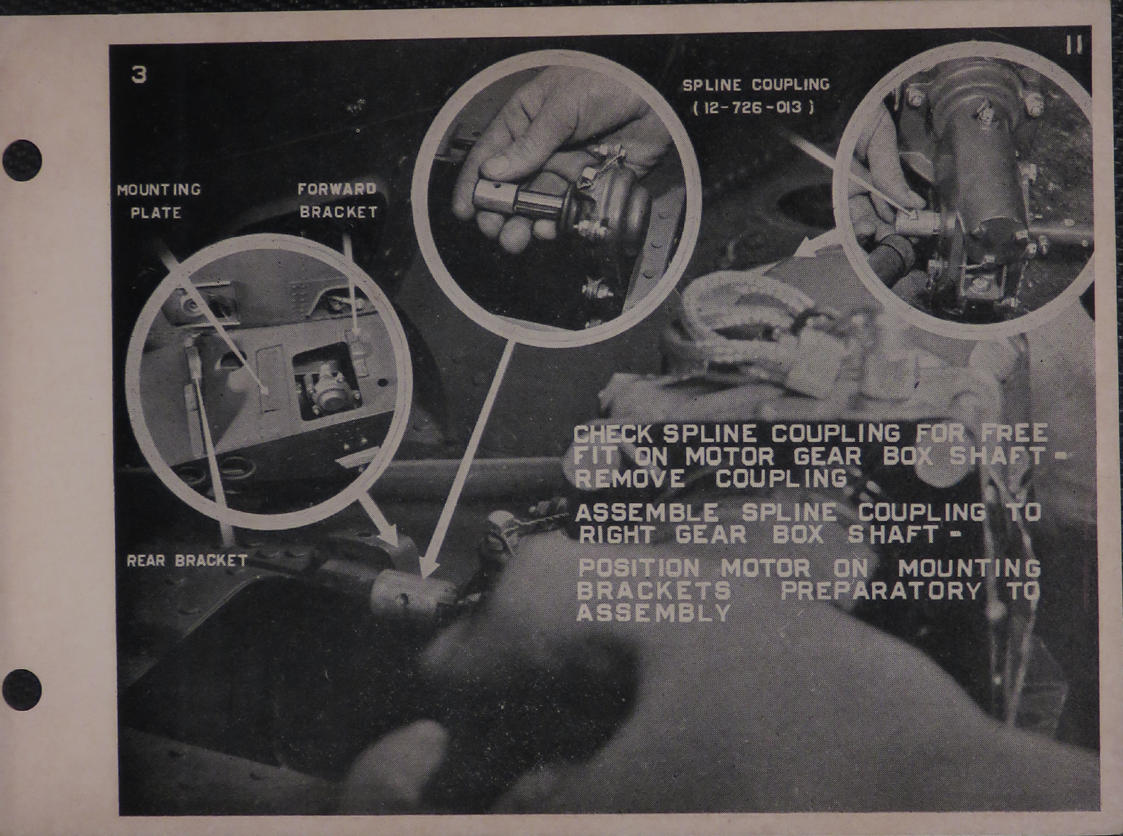 Sample page 5 from AirCorps Library document: Installation of Flap Shaft Drive Motor on Airacobra Airplanes