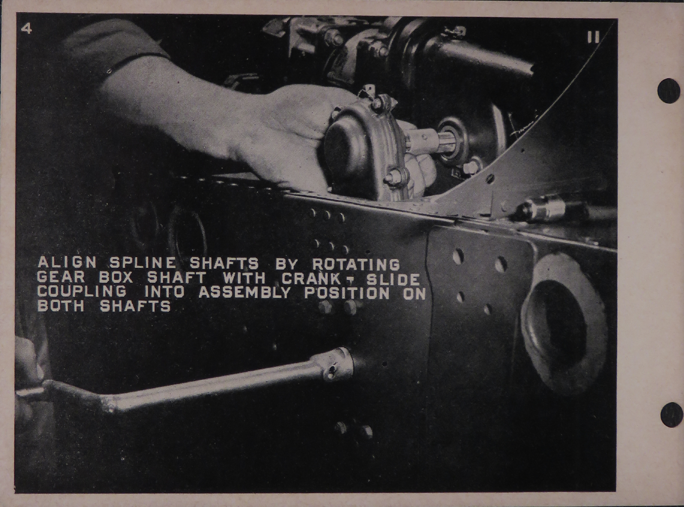 Sample page 6 from AirCorps Library document: Installation of Flap Shaft Drive Motor on Airacobra Airplanes