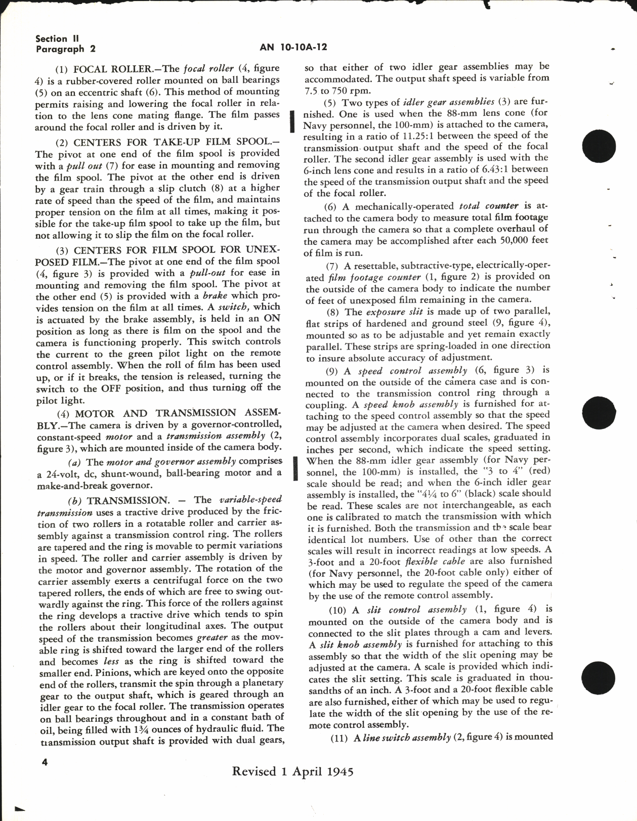 Sample page 8 from AirCorps Library document: Operation, Service, & Overhaul Instructions with Parts Catalog for Type S-7 Aircraft Camera