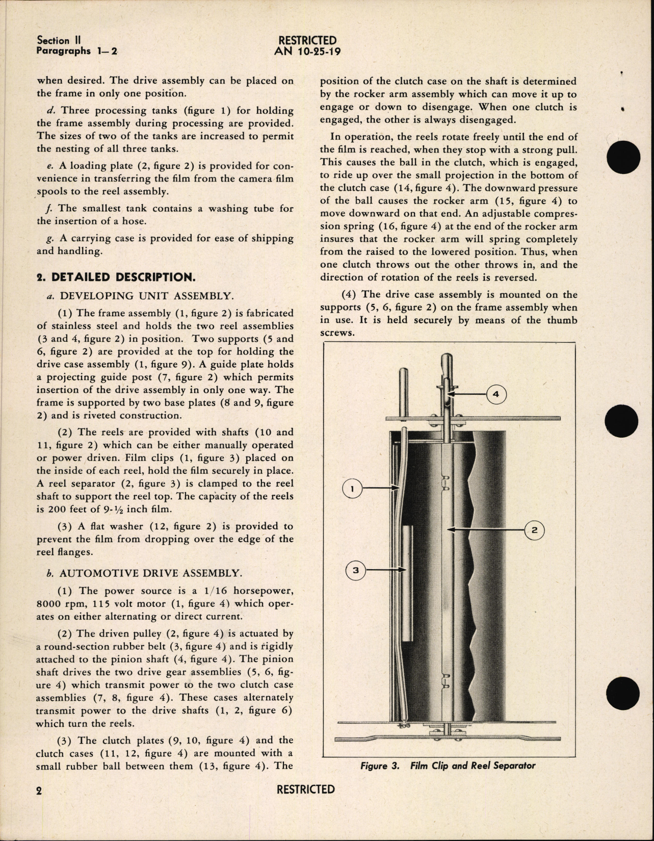 Sample page 6 from AirCorps Library document: Handbook of Instructions with Parts Catalog for Type B-5 Portable Film Developer (Improved)