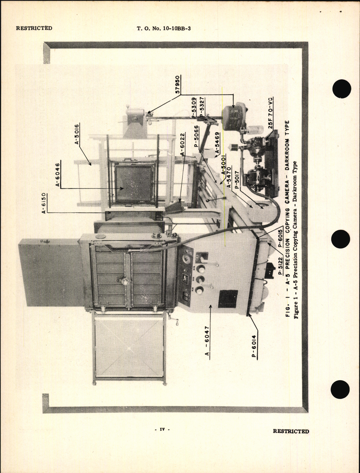 Sample page 6 from AirCorps Library document: Handbook of Instructions for Type A-5 Ground Copying Camera