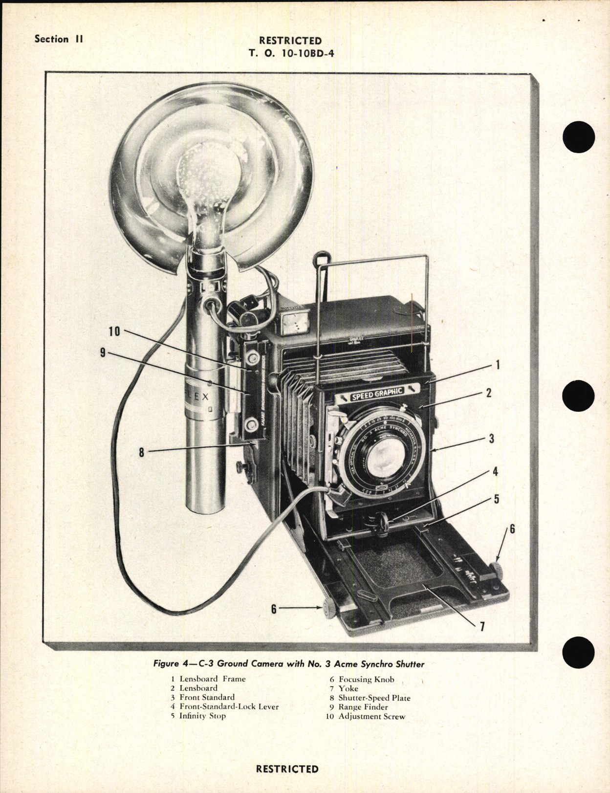 Sample page 8 from AirCorps Library document: Operation, Service, & Overhaul Instructions with Parts Catalog for Ground Camera Type C-3