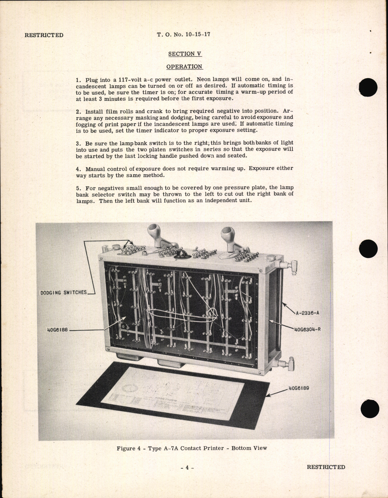 Sample page 8 from AirCorps Library document: Handbook of Instructions with Parts Catalog for Type A-7A Contact Printer