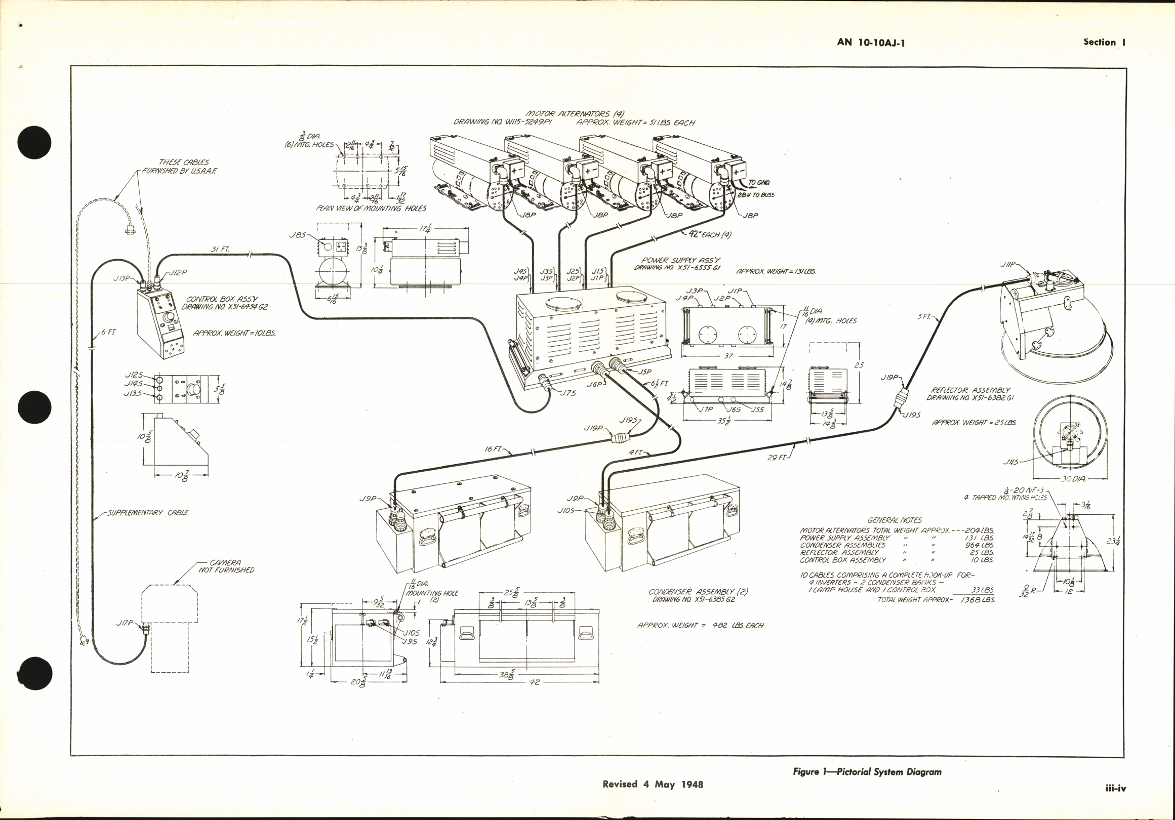 Sample page 5 from AirCorps Library document: Operation, Service, & Overhaul Instructions for Type D-6 Photographic Lamp Assembly