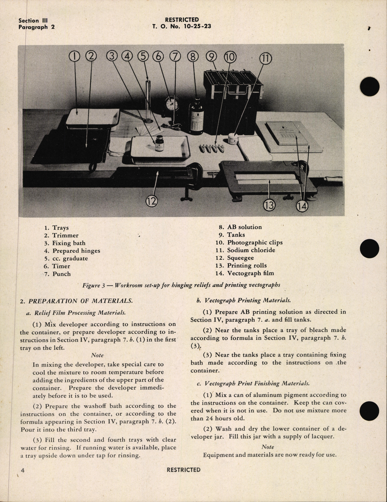 Sample page 8 from AirCorps Library document: Handbook of Instructions with Parts Catalog for Vectograph Kits Polaroid
