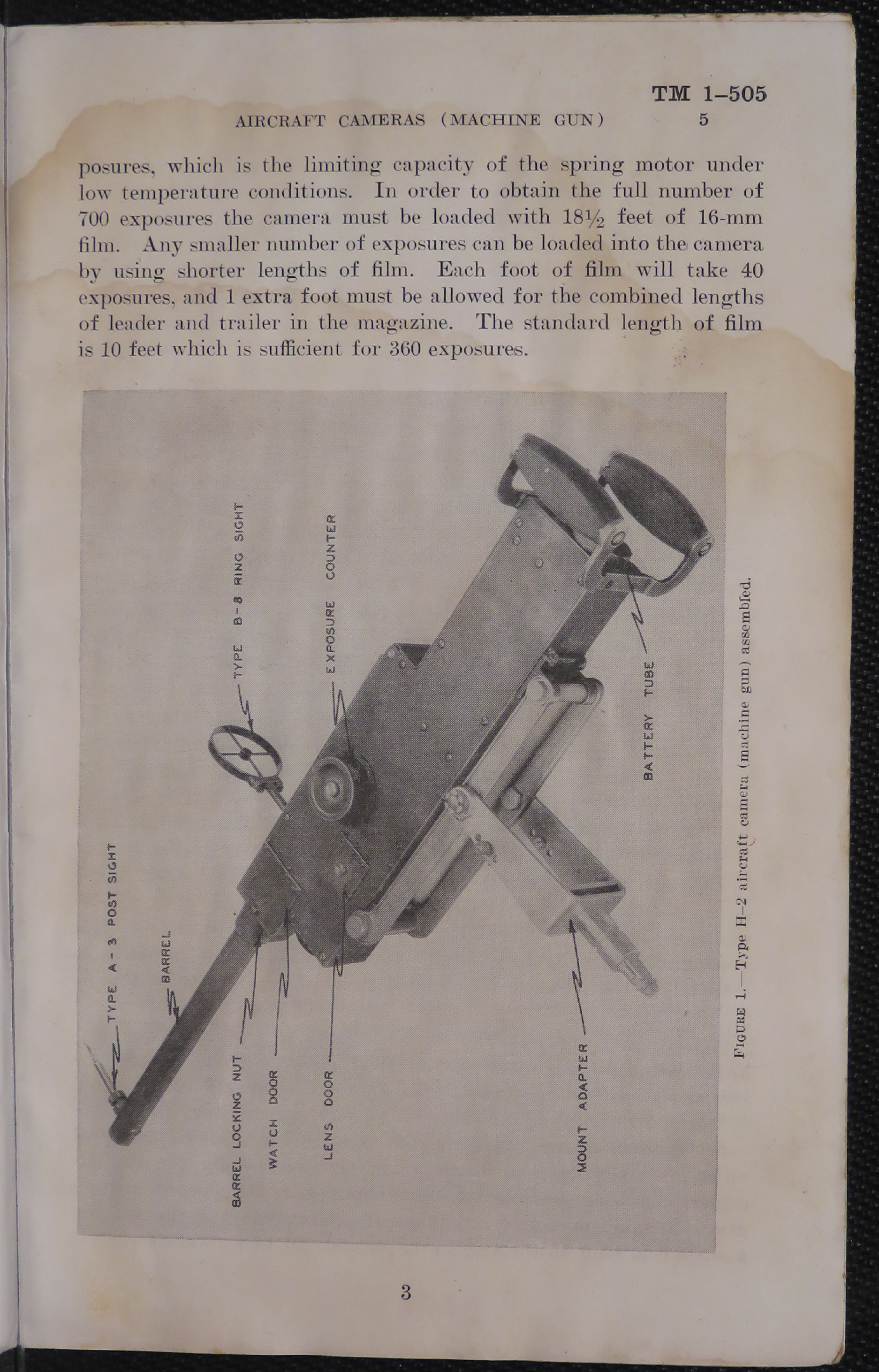 Sample page 5 from AirCorps Library document: Aircraft Cameras (Machine Gun)