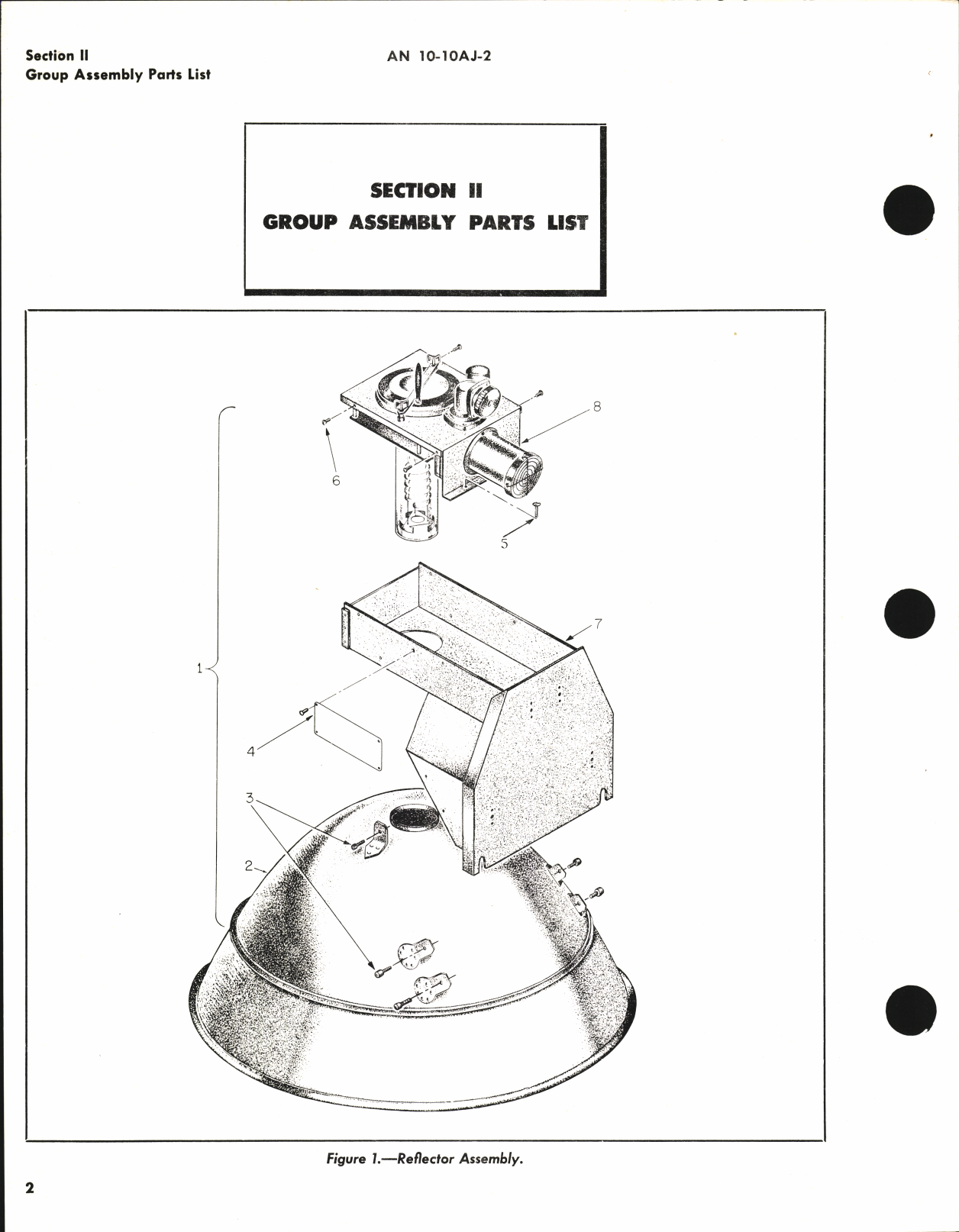 Sample page 6 from AirCorps Library document: Parts Catalog for Type D-6 Photographic Lamp Assembly