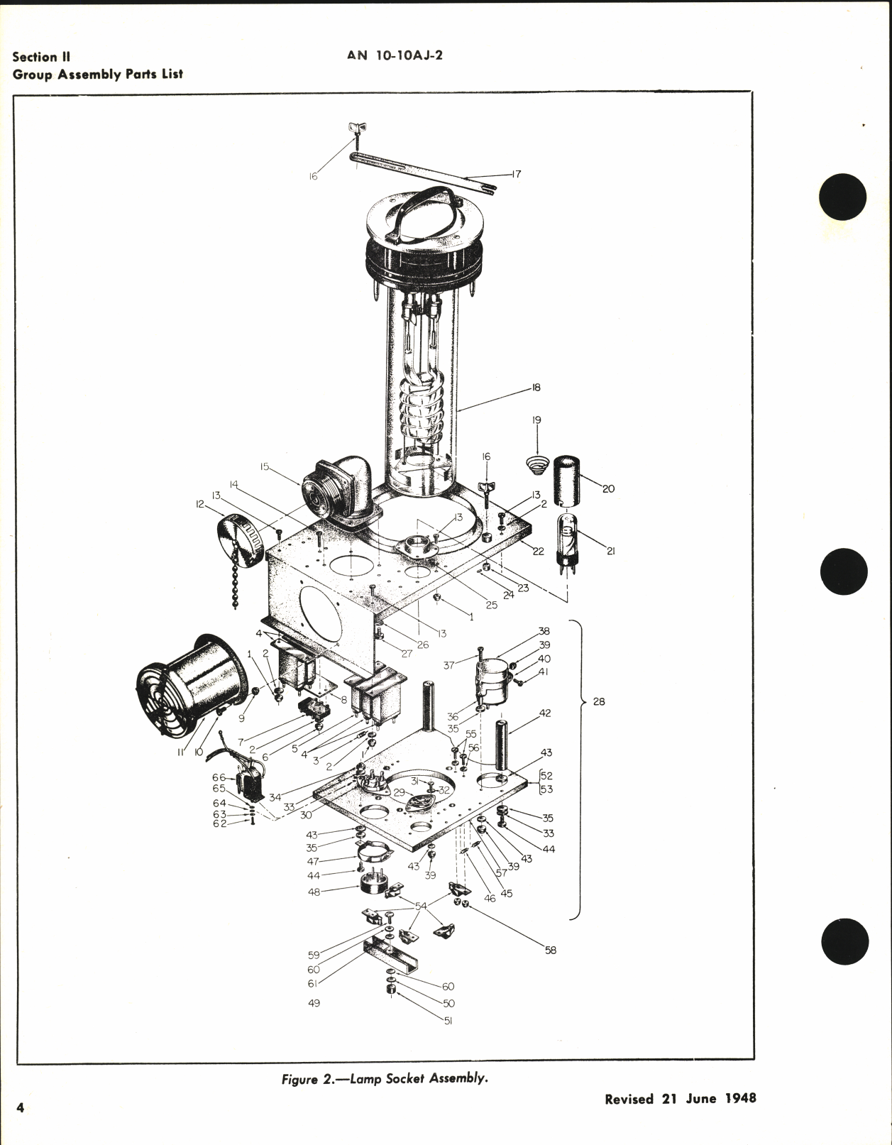 Sample page 8 from AirCorps Library document: Parts Catalog for Type D-6 Photographic Lamp Assembly