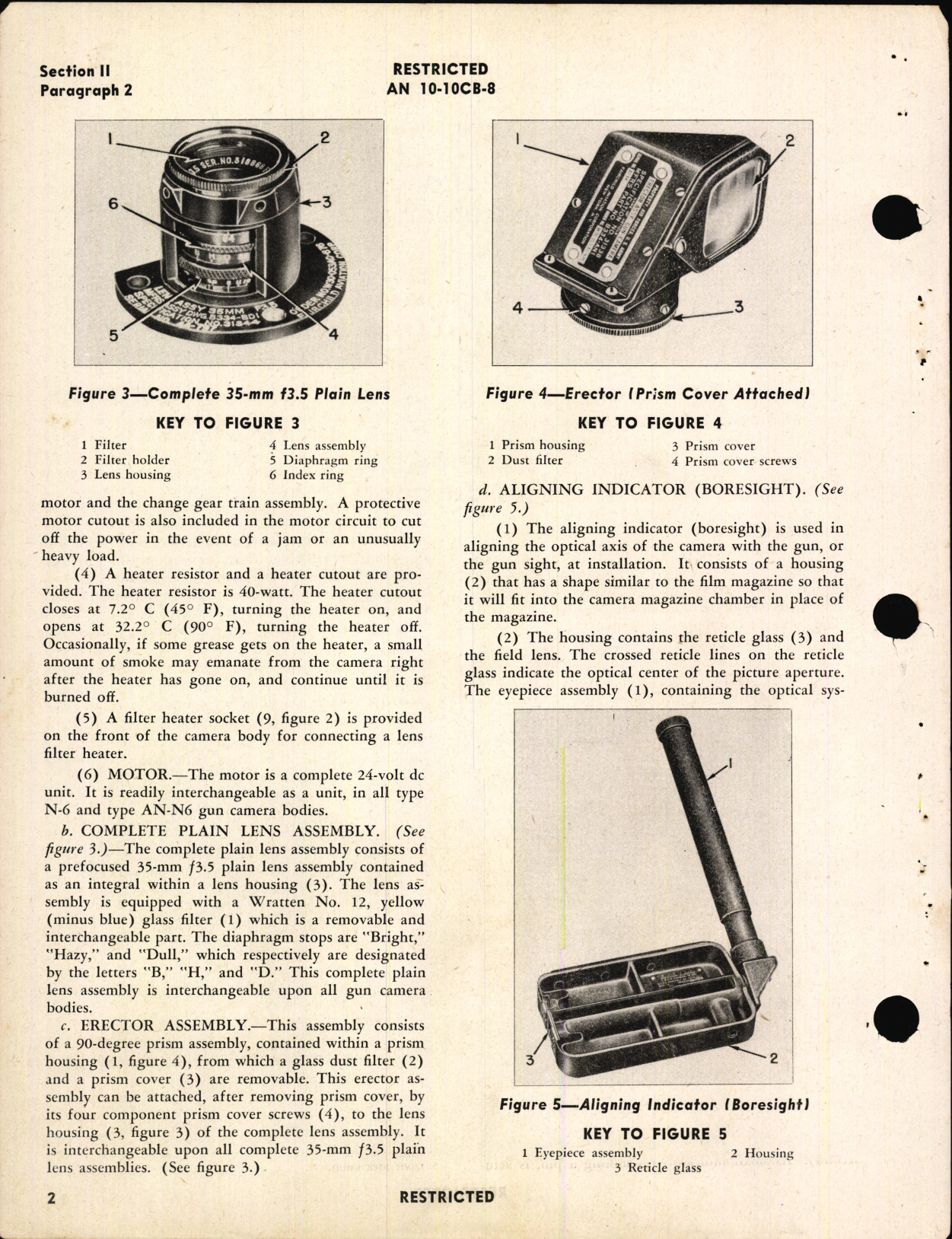 Sample page 6 from AirCorps Library document: Handbook of Instructions with Parts Catalog for N-6 and AN-N6 Gun Cameras