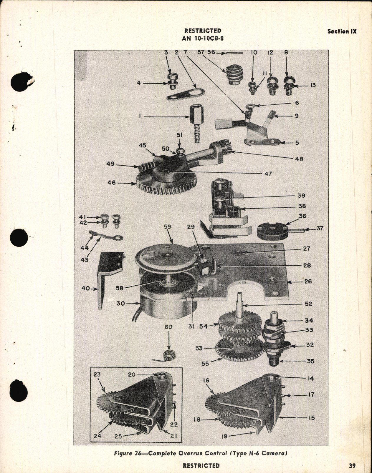 Sample page 5 from AirCorps Library document: Operation, Service, & Overhaul Instructions with Parts Catalog for N-6 and AN-N6 Gun Cameras