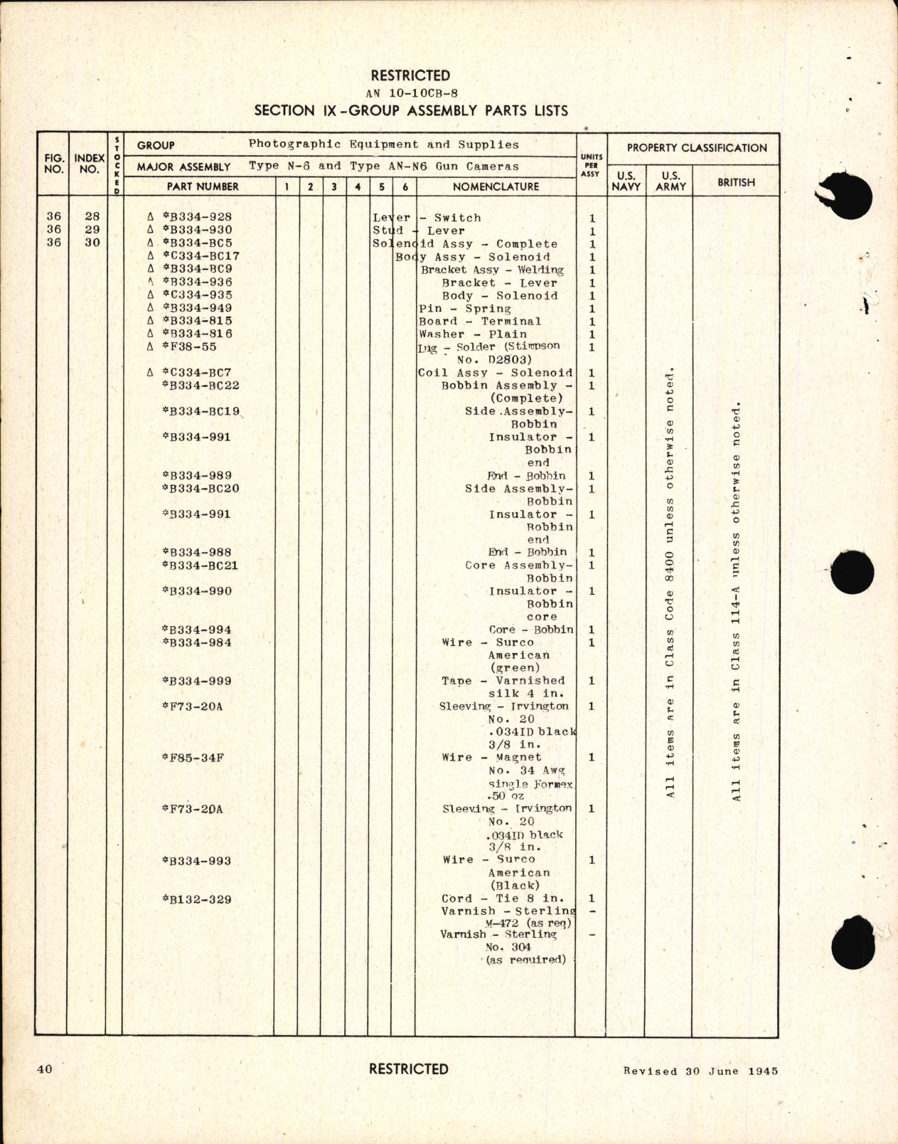 Sample page 6 from AirCorps Library document: Operation, Service, & Overhaul Instructions with Parts Catalog for N-6 and AN-N6 Gun Cameras