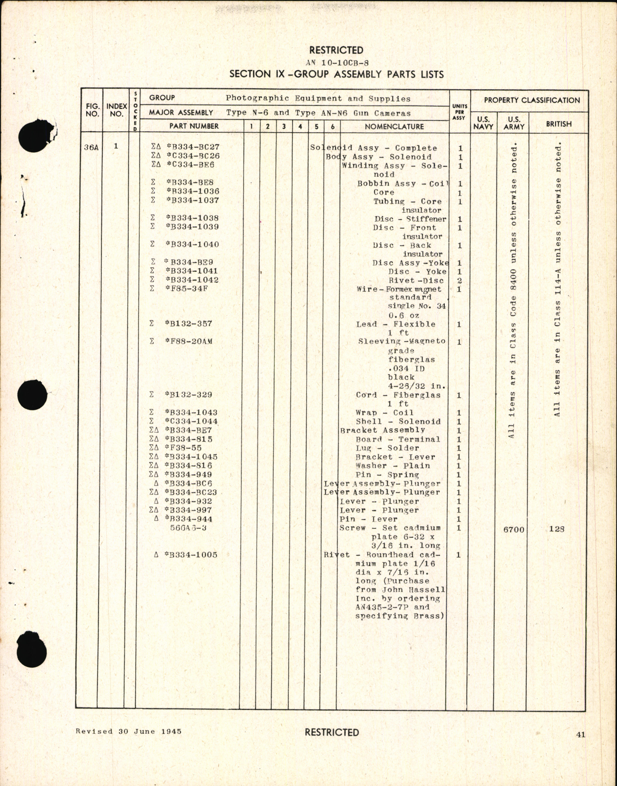 Sample page 7 from AirCorps Library document: Operation, Service, & Overhaul Instructions with Parts Catalog for N-6 and AN-N6 Gun Cameras