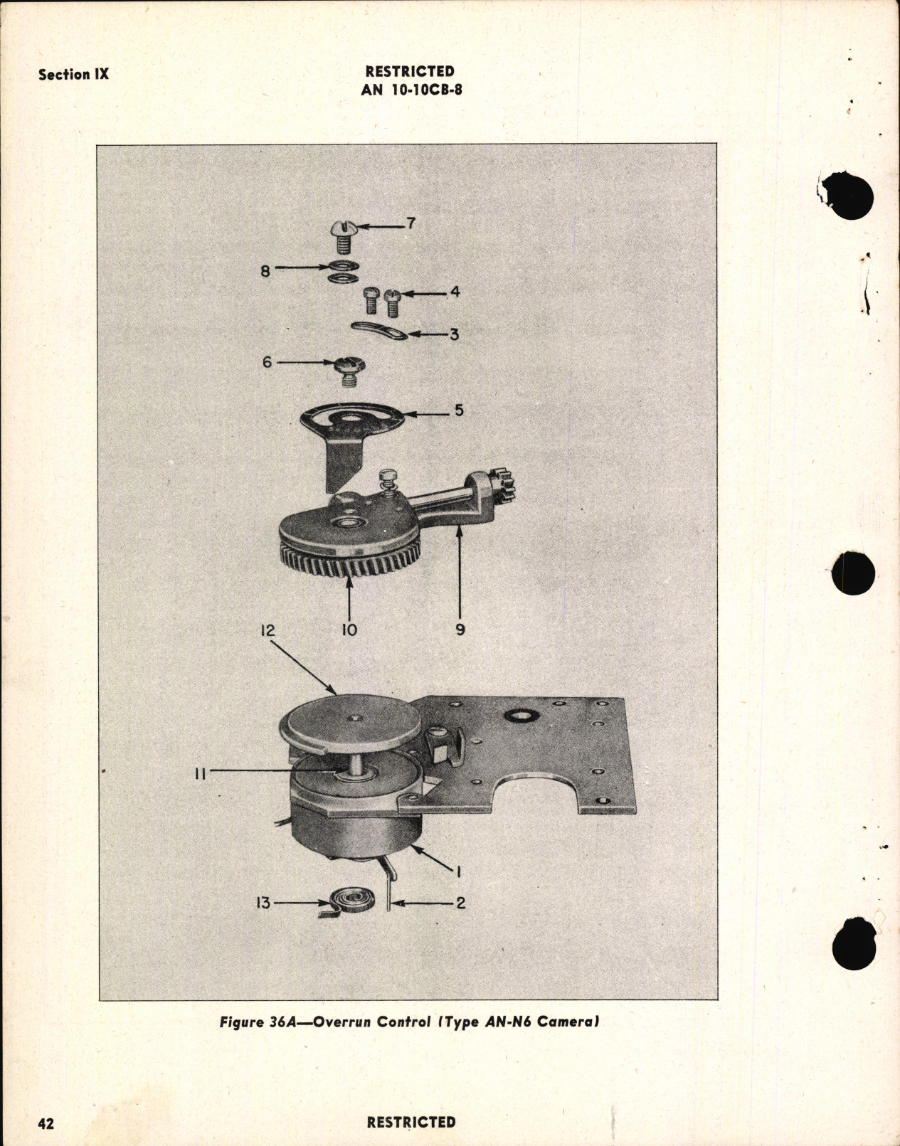 Sample page 8 from AirCorps Library document: Operation, Service, & Overhaul Instructions with Parts Catalog for N-6 and AN-N6 Gun Cameras