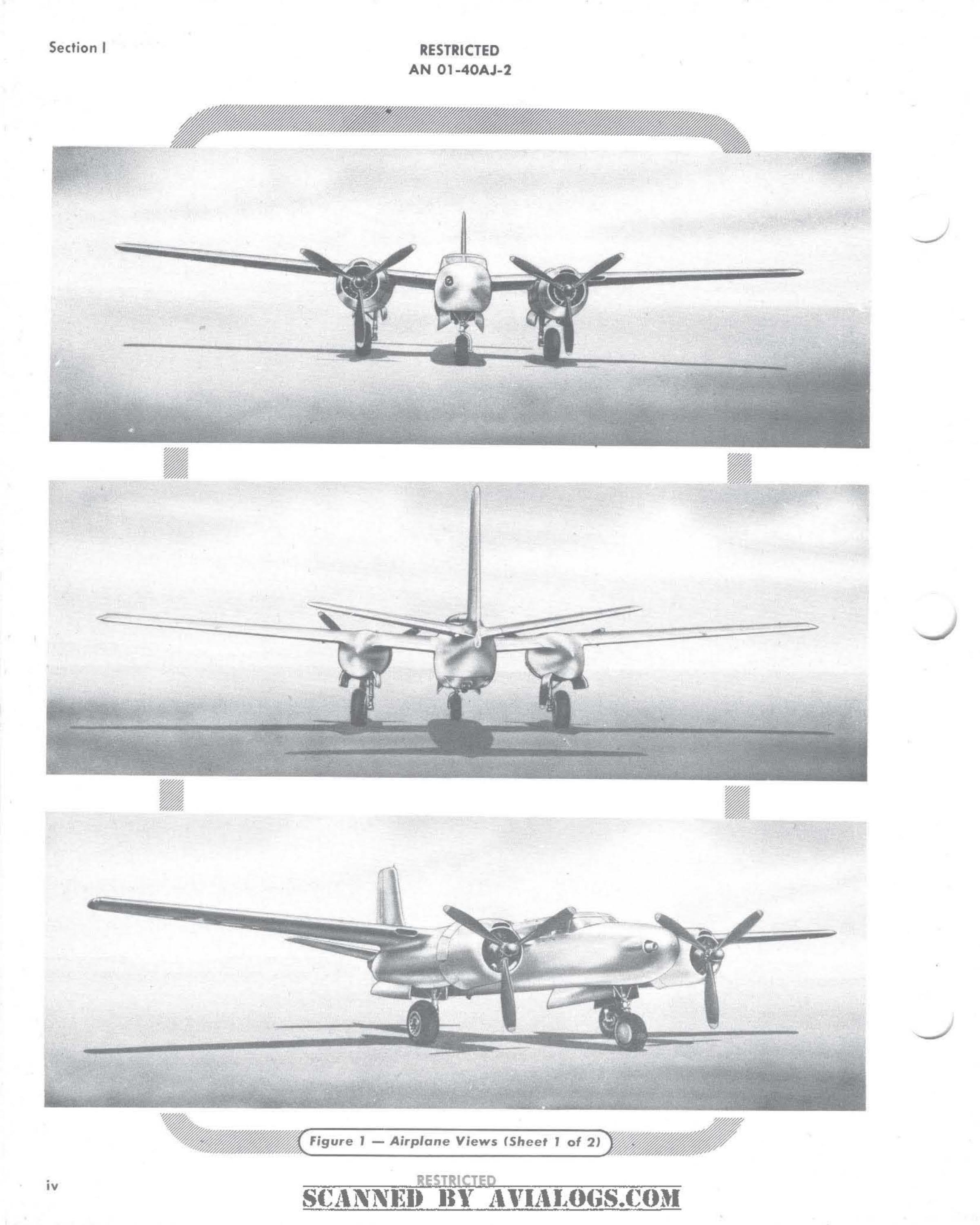 Sample page 6 from AirCorps Library document: Erection and Maintenance Instructions for A-26B and A-26C Airplanes