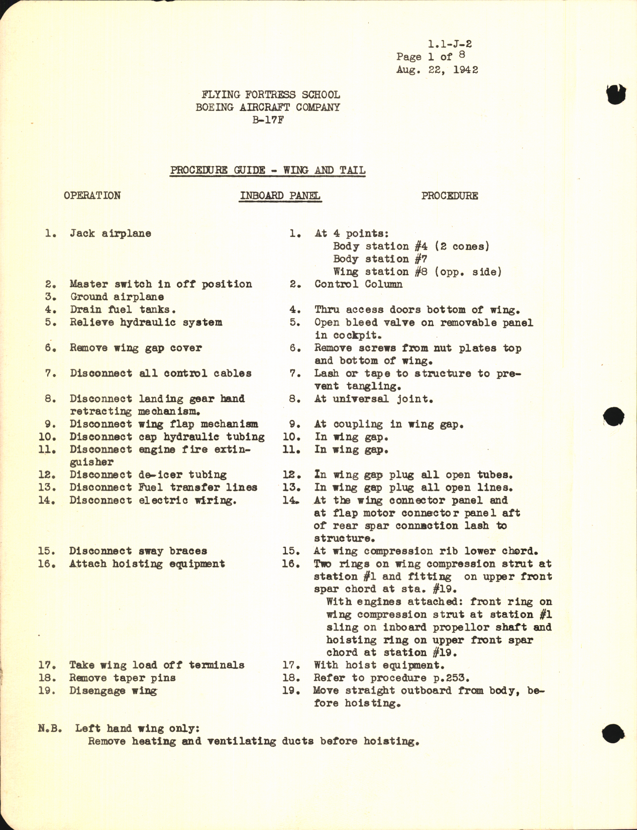 Sample page 4 from AirCorps Library document: Flying Fortress School - Student Notebook for B-17F