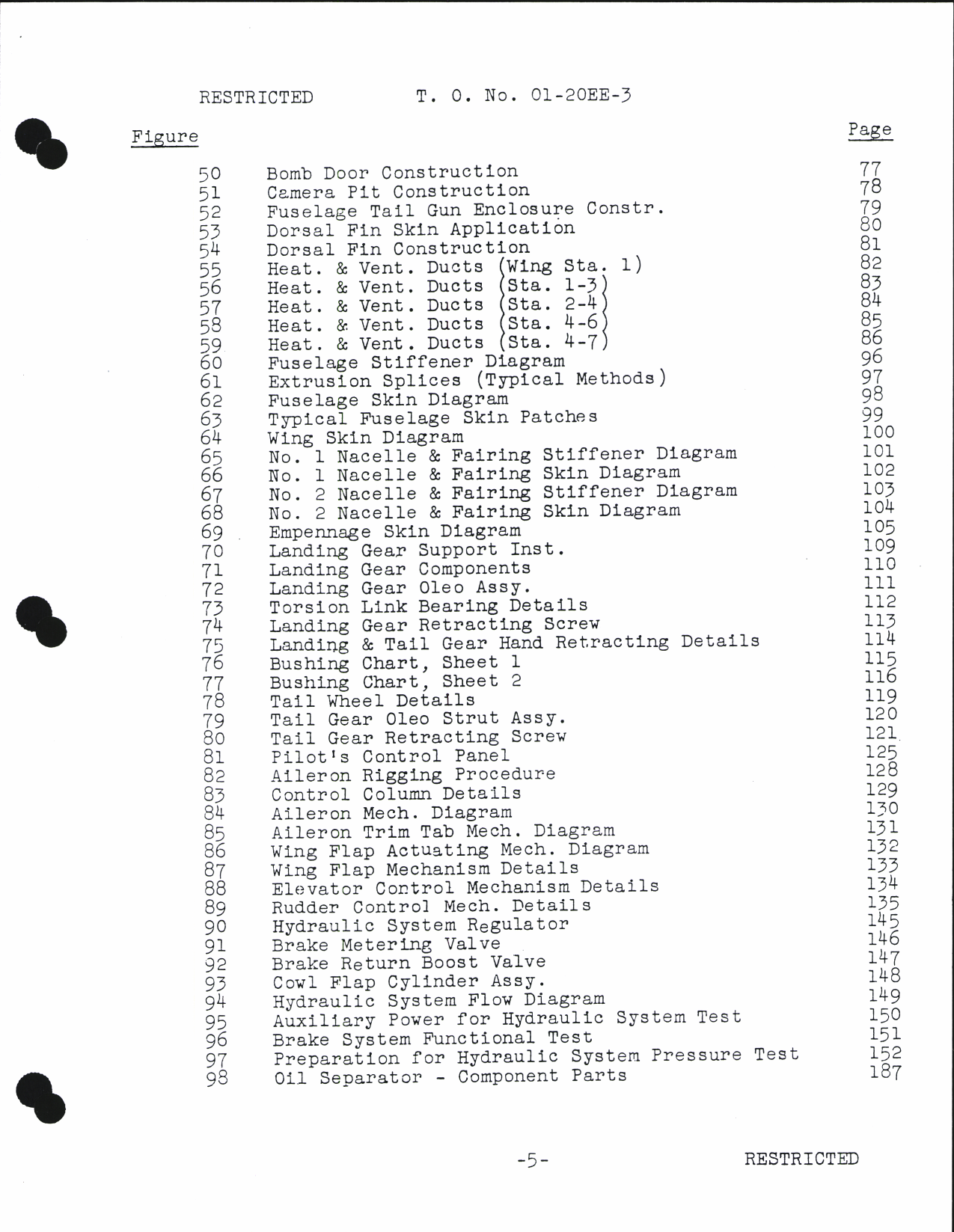 Sample page 7 from AirCorps Library document: Preliminary Handbook of Overhaul Instructions for B-17E Bombardment Airplane