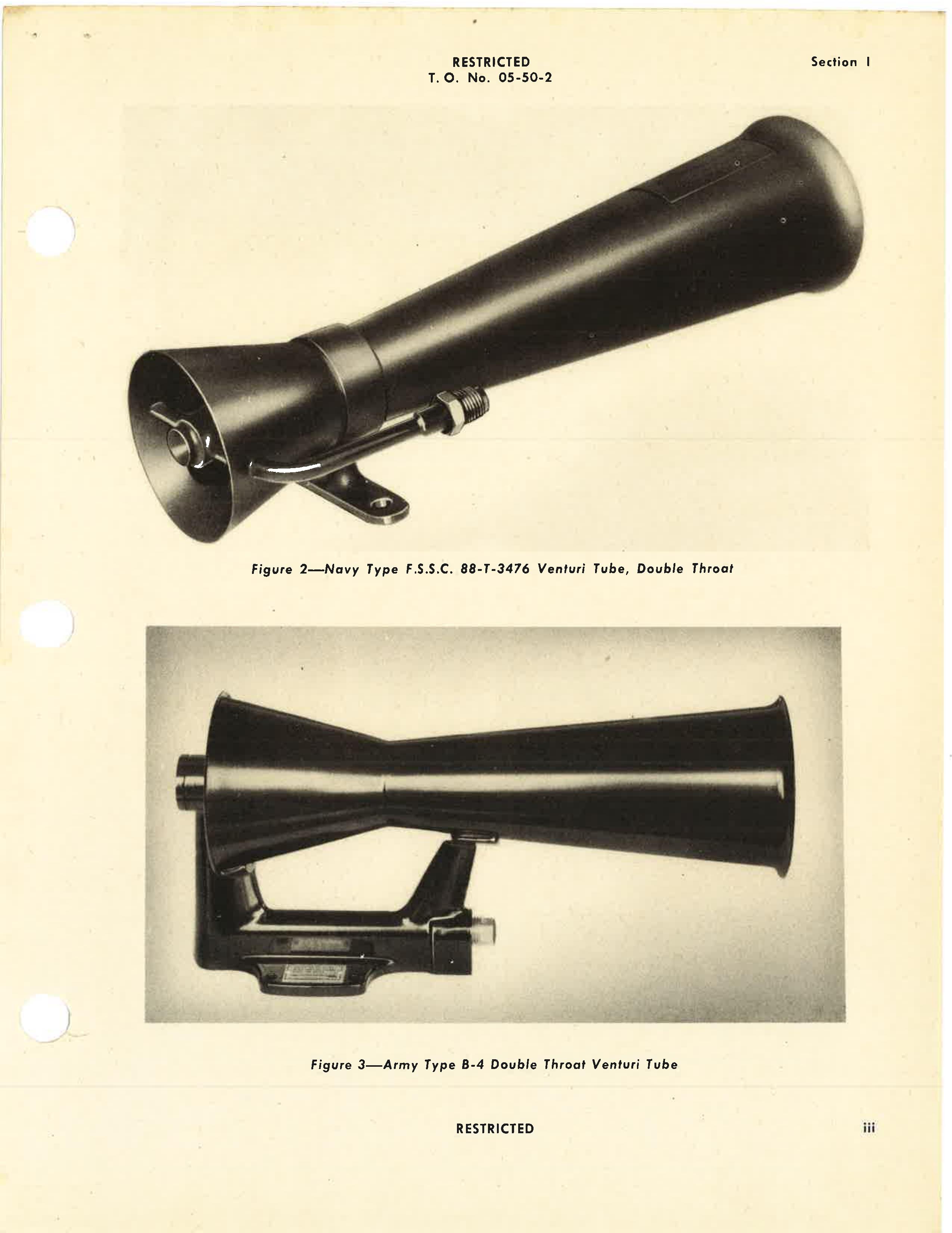 Sample page 5 from AirCorps Library document: Handbook of Instructions with Parts Catalog for Types A-3, A-3A and B-4, Power Veturi Tubes