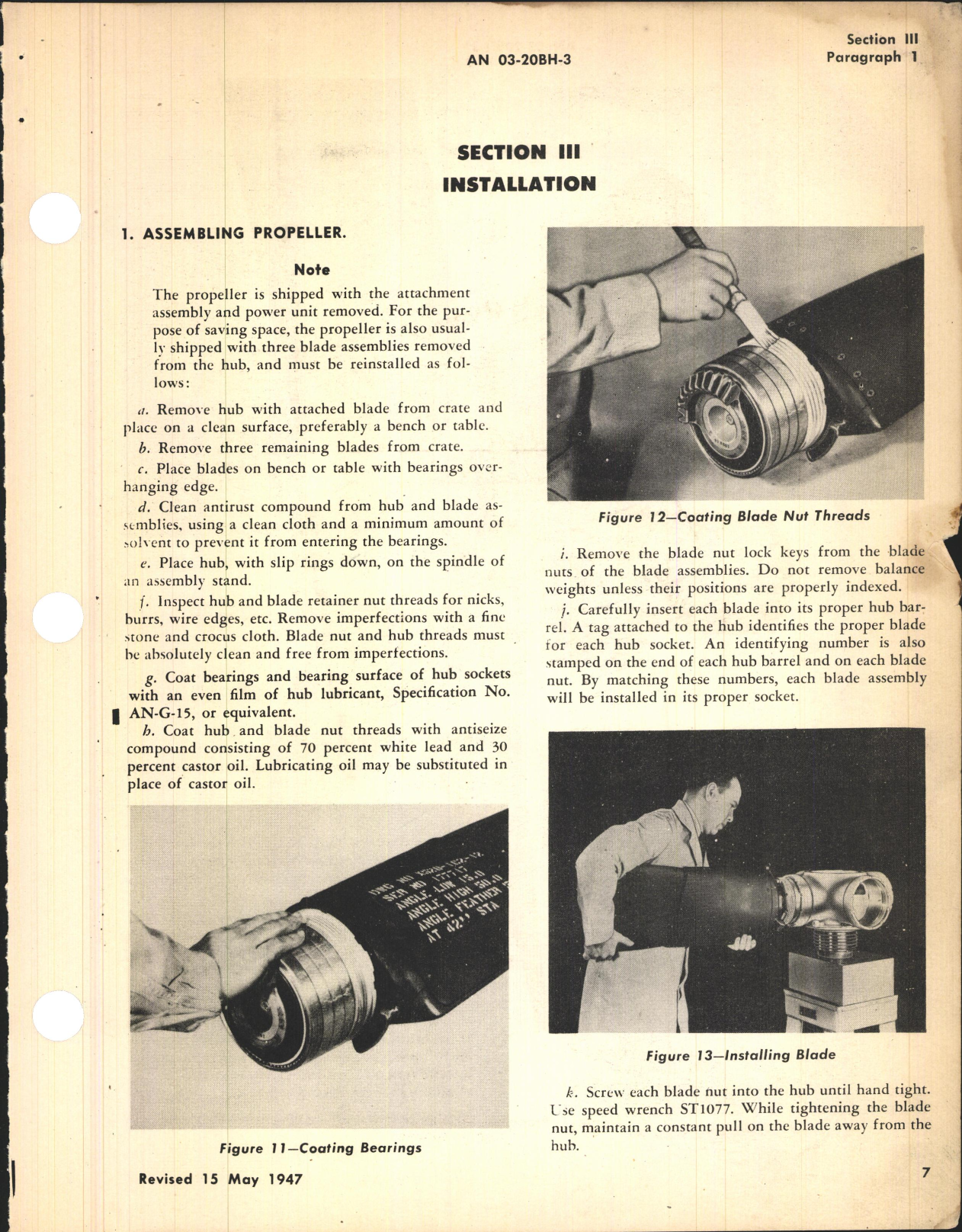 Sample page 5 from AirCorps Library document: Operation, Service, & Overhaul Instructions with Parts Catalog for Electric Propellers