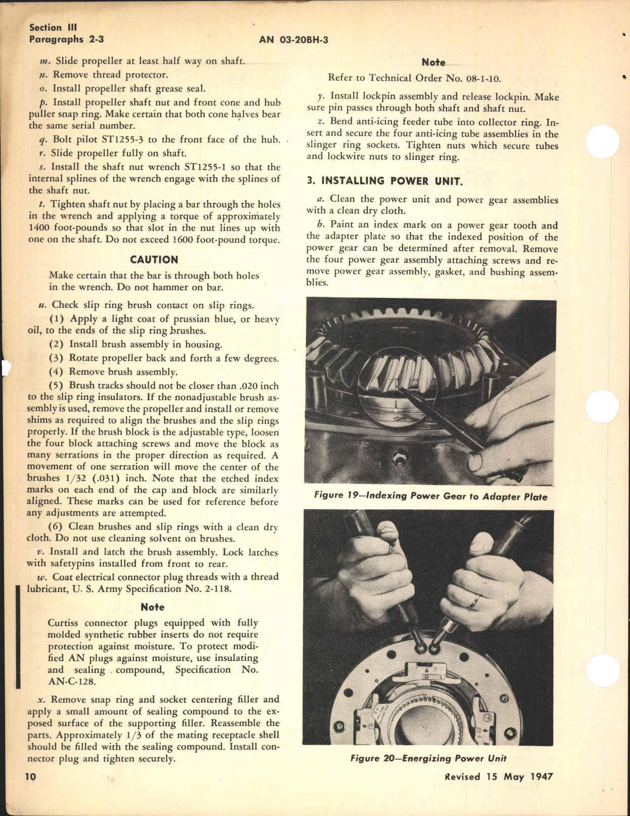 Sample page 8 from AirCorps Library document: Operation, Service, & Overhaul Instructions with Parts Catalog for Electric Propellers