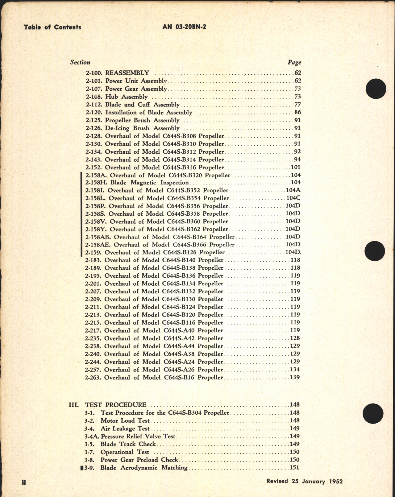 Sample page 4 from AirCorps Library document: Overhaul Instructions for Curtiss-Wright Electric Propellers