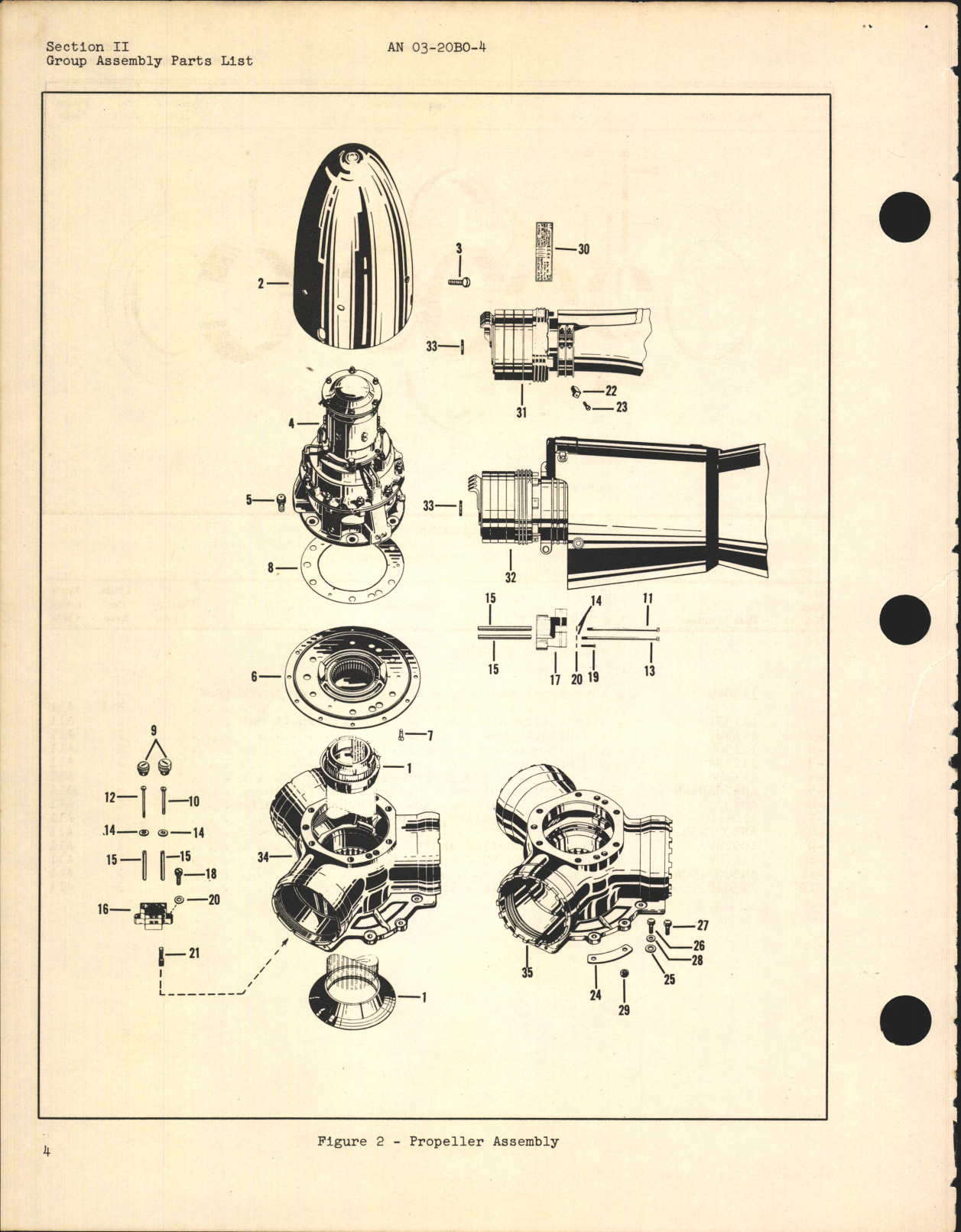 Sample page 8 from AirCorps Library document: Parts Catalog for Curtiss Electric Propeller Model C532S-E