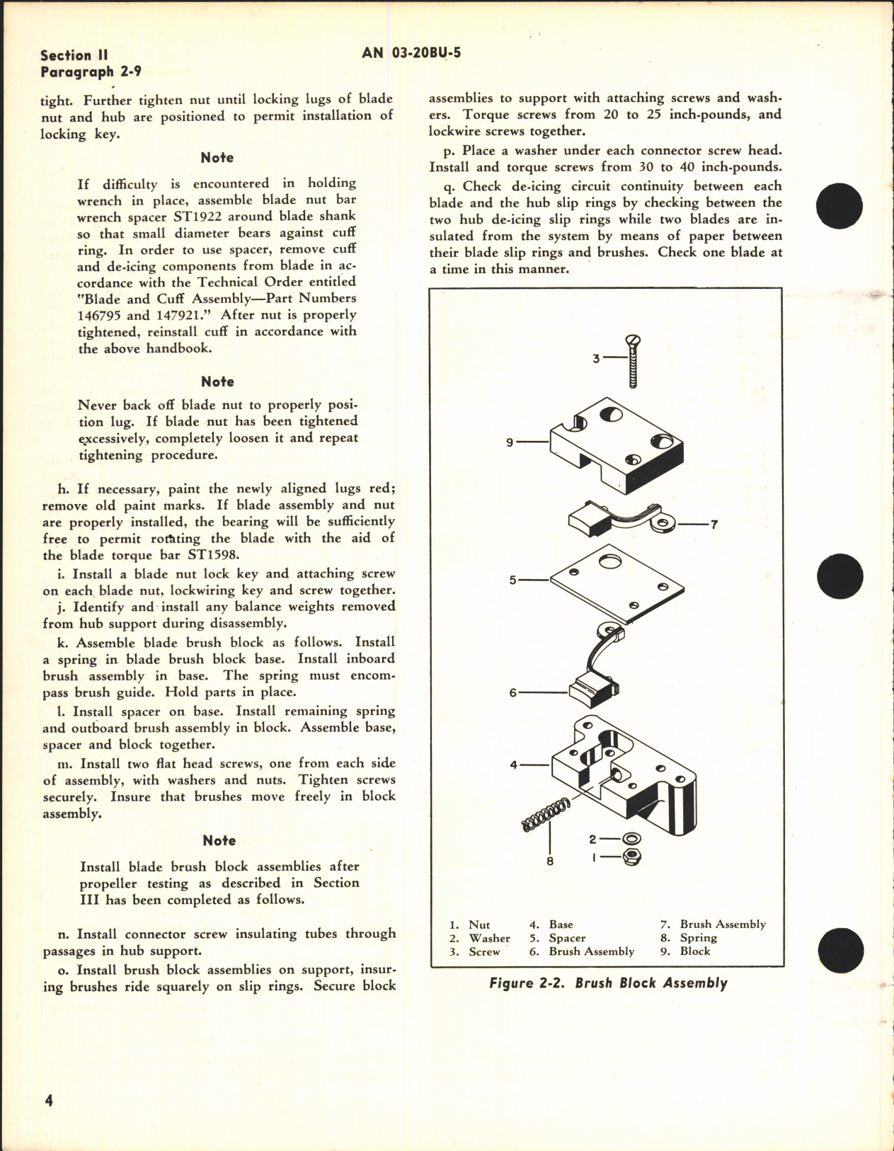 Sample page 8 from AirCorps Library document: Overhaul Instructions for Curtiss Propeller Assembly Models C735S-A2 and C735S-A4