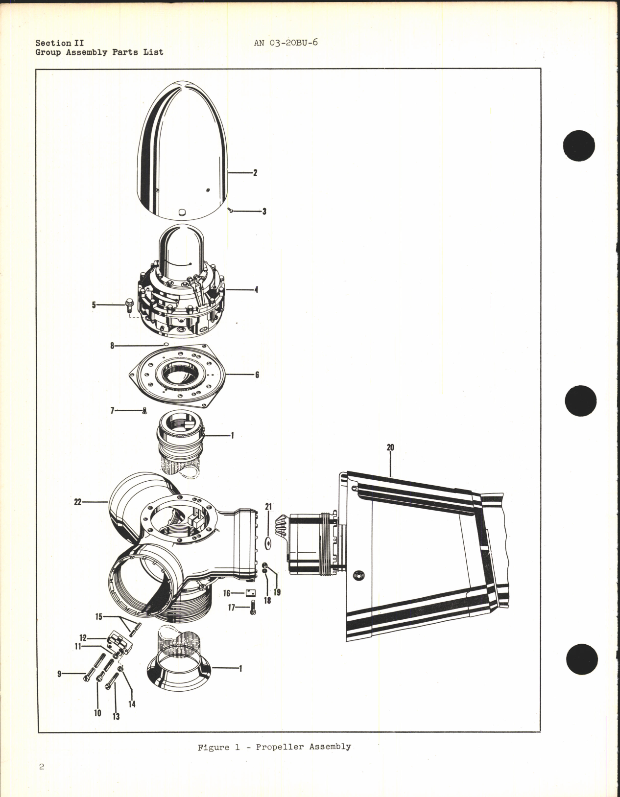 Sample page 4 from AirCorps Library document: Illustrated Parts Breakdown for Curtiss Propeller Assembly Models C735S-A2 and C735S-A4