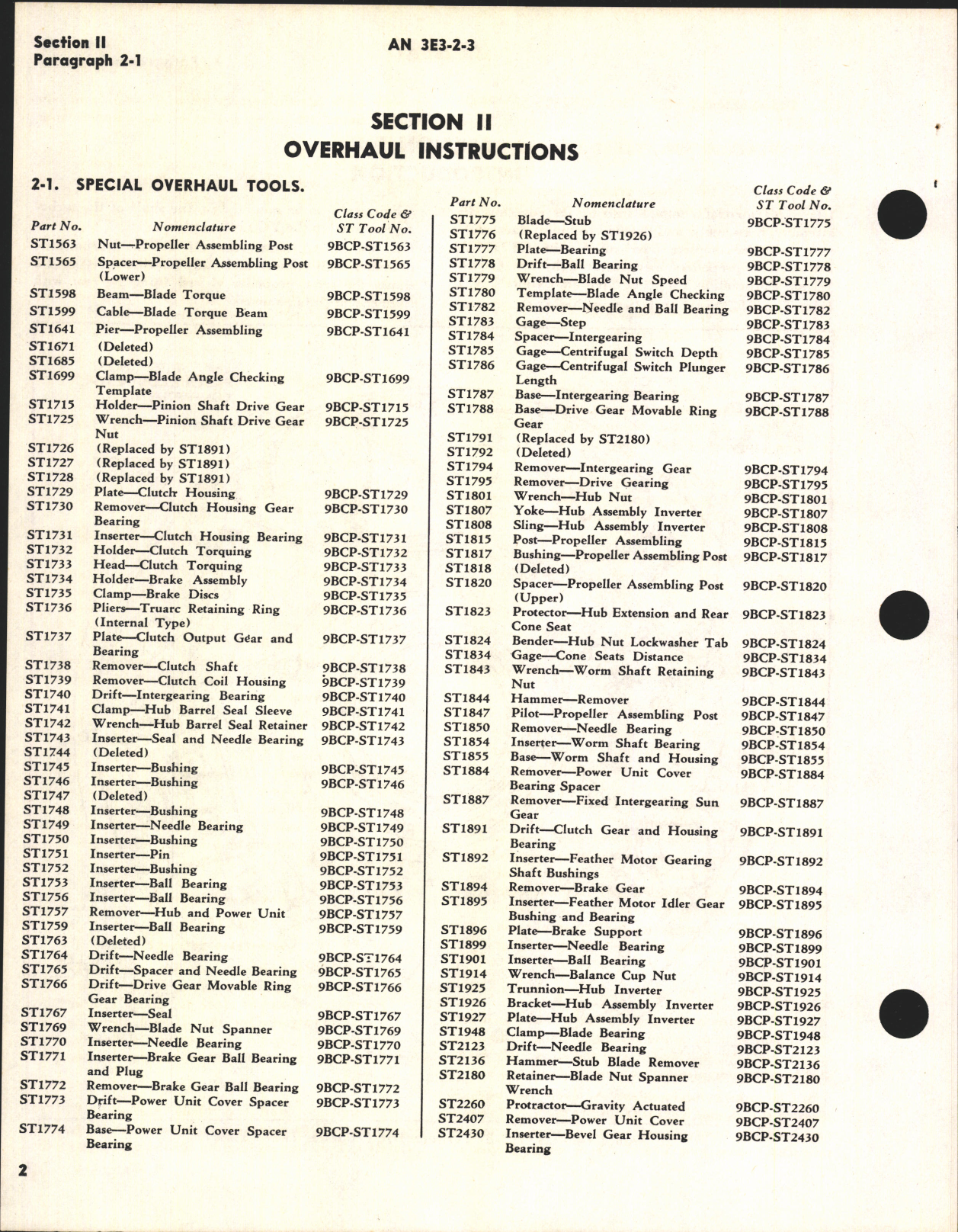 Sample page 6 from AirCorps Library document: Overhaul Instructions for Curtiss Turboelectric Propeller Model CT735S-B2