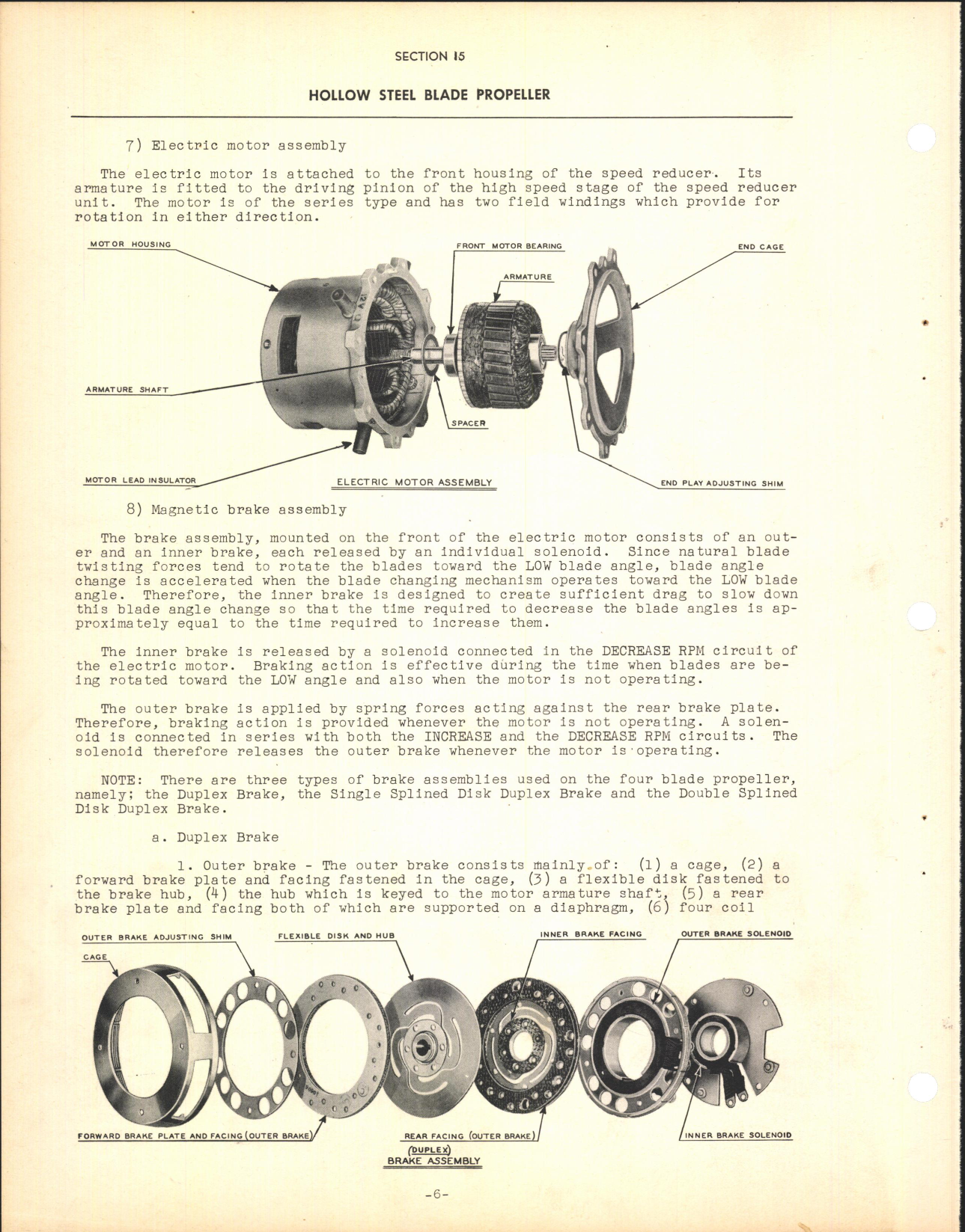 Sample page 8 from AirCorps Library document: Section 15 - Hollow Steel Blade Propeller (Four Blade)