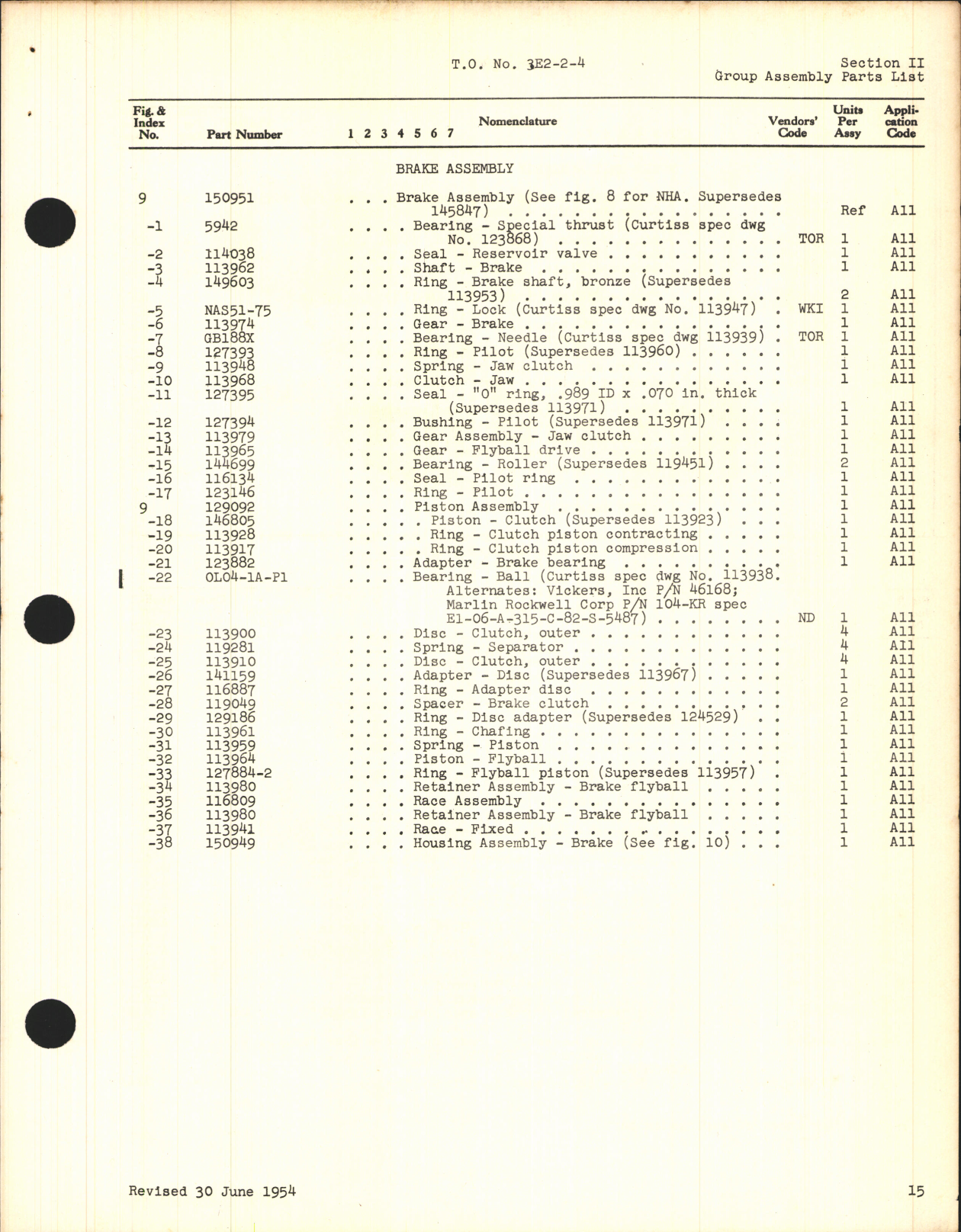 Sample page 5 from AirCorps Library document: Parts Catalog for Curtiss Propeller Models C646SP-A