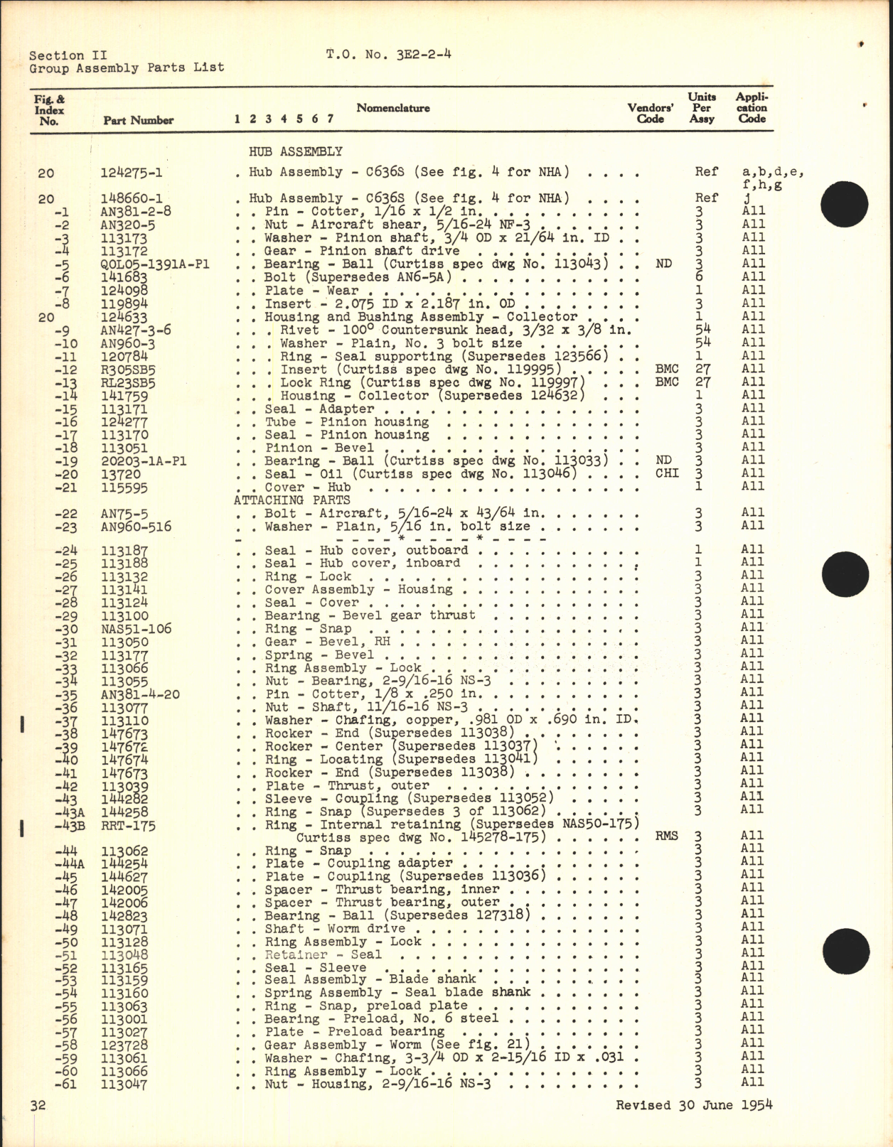Sample page 8 from AirCorps Library document: Parts Catalog for Curtiss Propeller Models C646SP-A