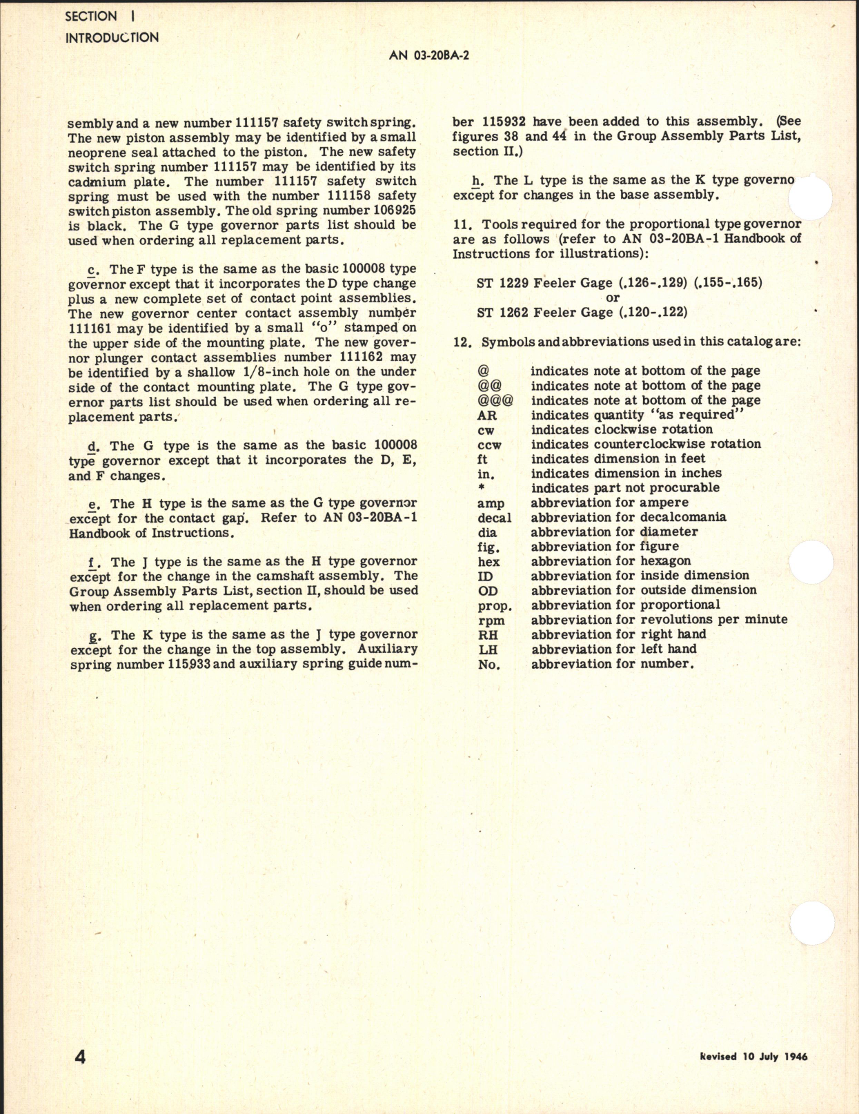 Sample page 6 from AirCorps Library document: Parts Catalog for Electric Propeller Control System