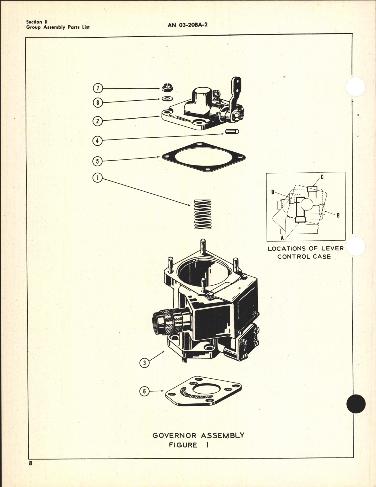 Sample page 8 from AirCorps Library document: Parts Catalog for Electric Propeller Control System