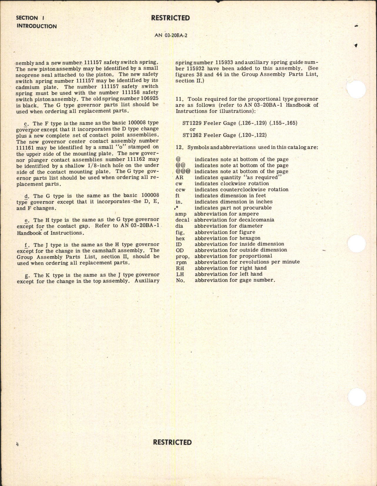 Sample page 6 from AirCorps Library document: Parts Catalog for Electric Propeller Control System