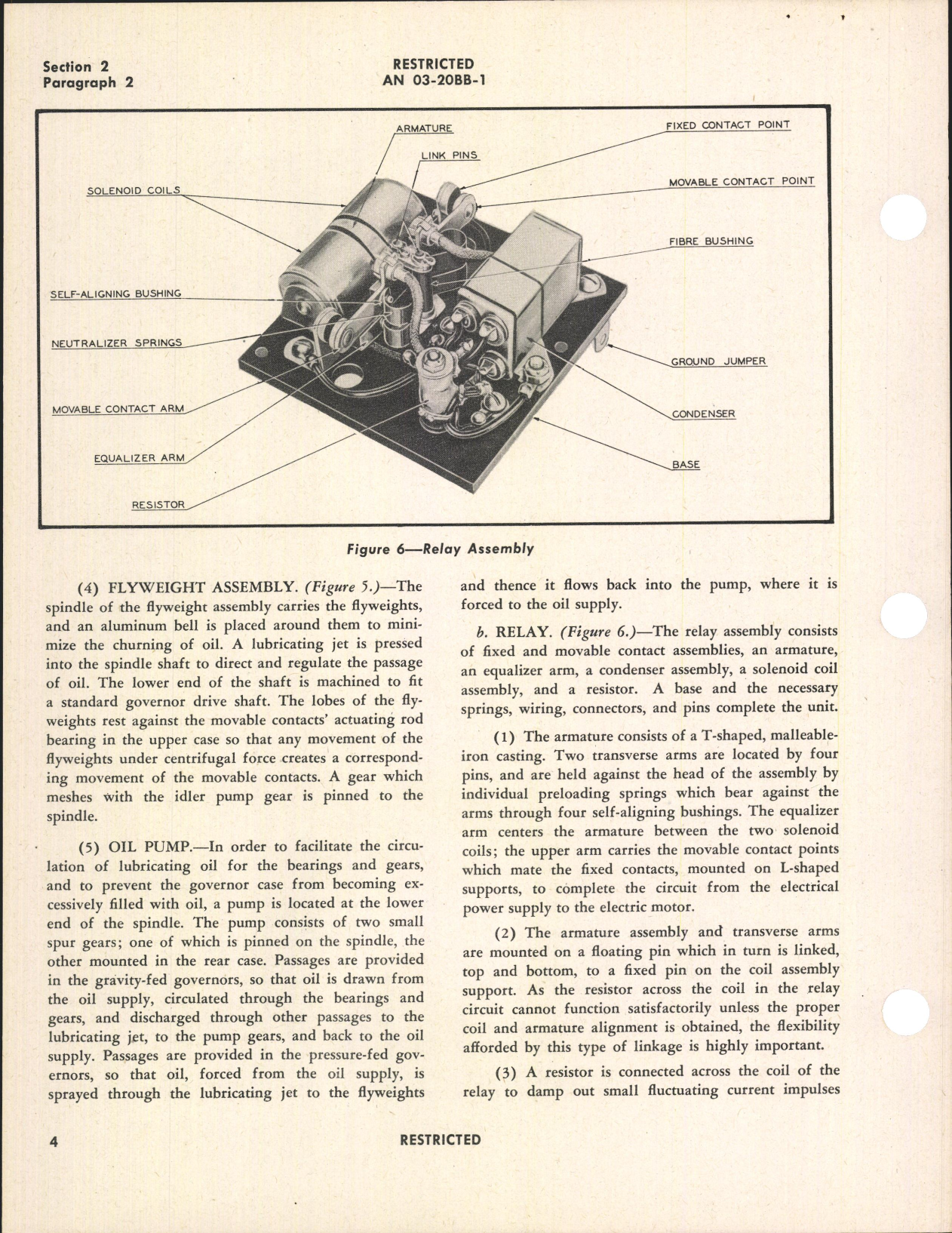 Sample page 8 from AirCorps Library document: Handbook of Instructions with Parts Catalog for Lubricated Pad Type Governor