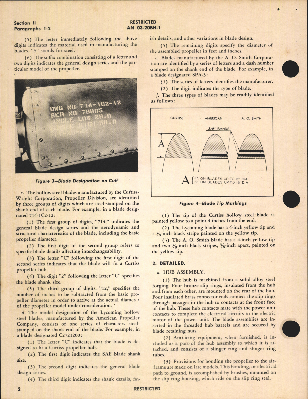 Sample page 6 from AirCorps Library document: Operation, Service, & Overhaul Instructions with Parts Catalog for Electric Propellers Model C542S-A